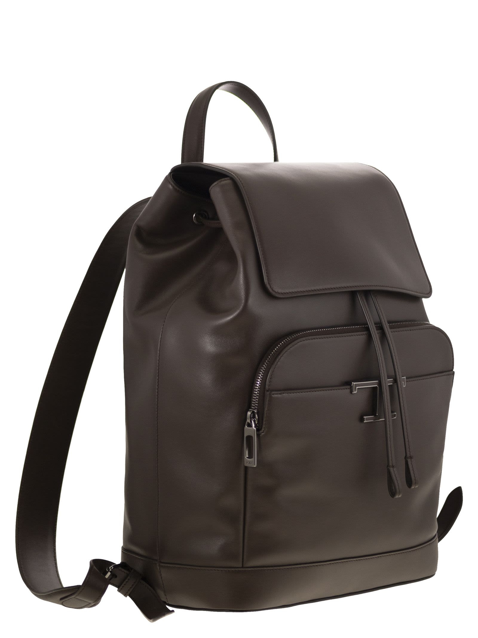 Tod's Men T Timeless Medium Leather Backpack - 4