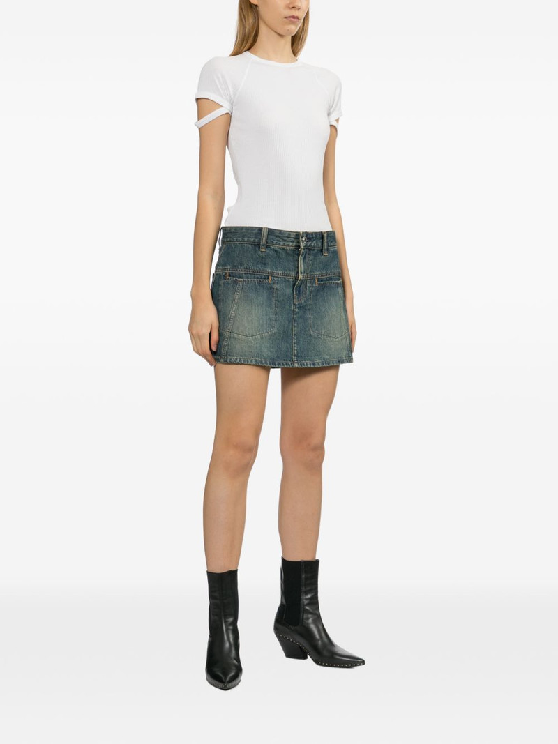 Helmut Lang raglan cropped T-shirt outlook