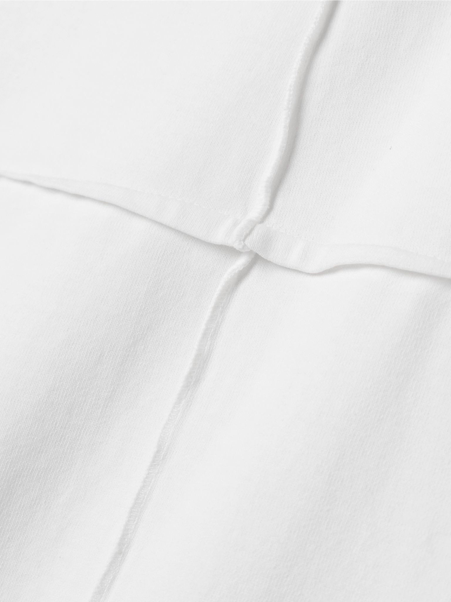 Hal paneled cotton-jersey midi dress White - 4