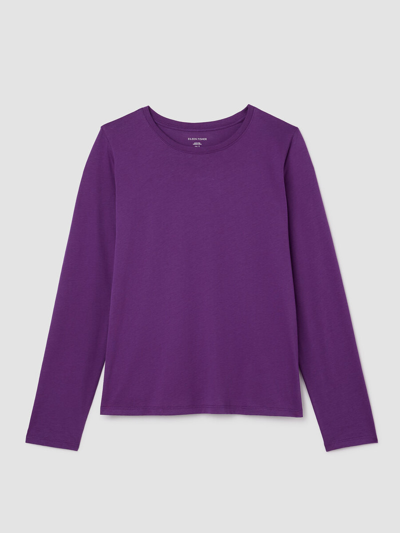 Organic Pima Cotton Jersey Long-Sleeve Tee 1