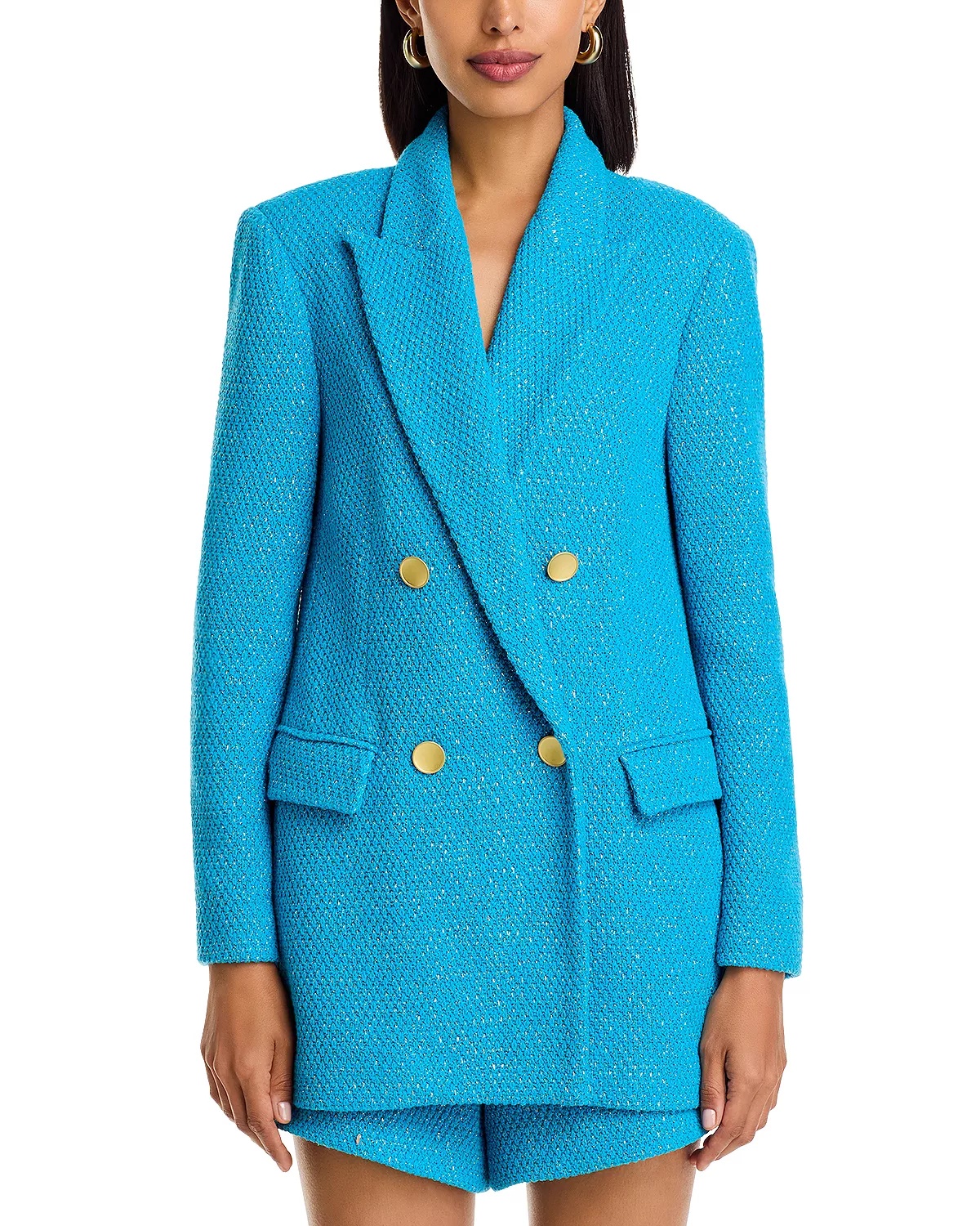 Riva Knit Double Breasted Blazer - 2