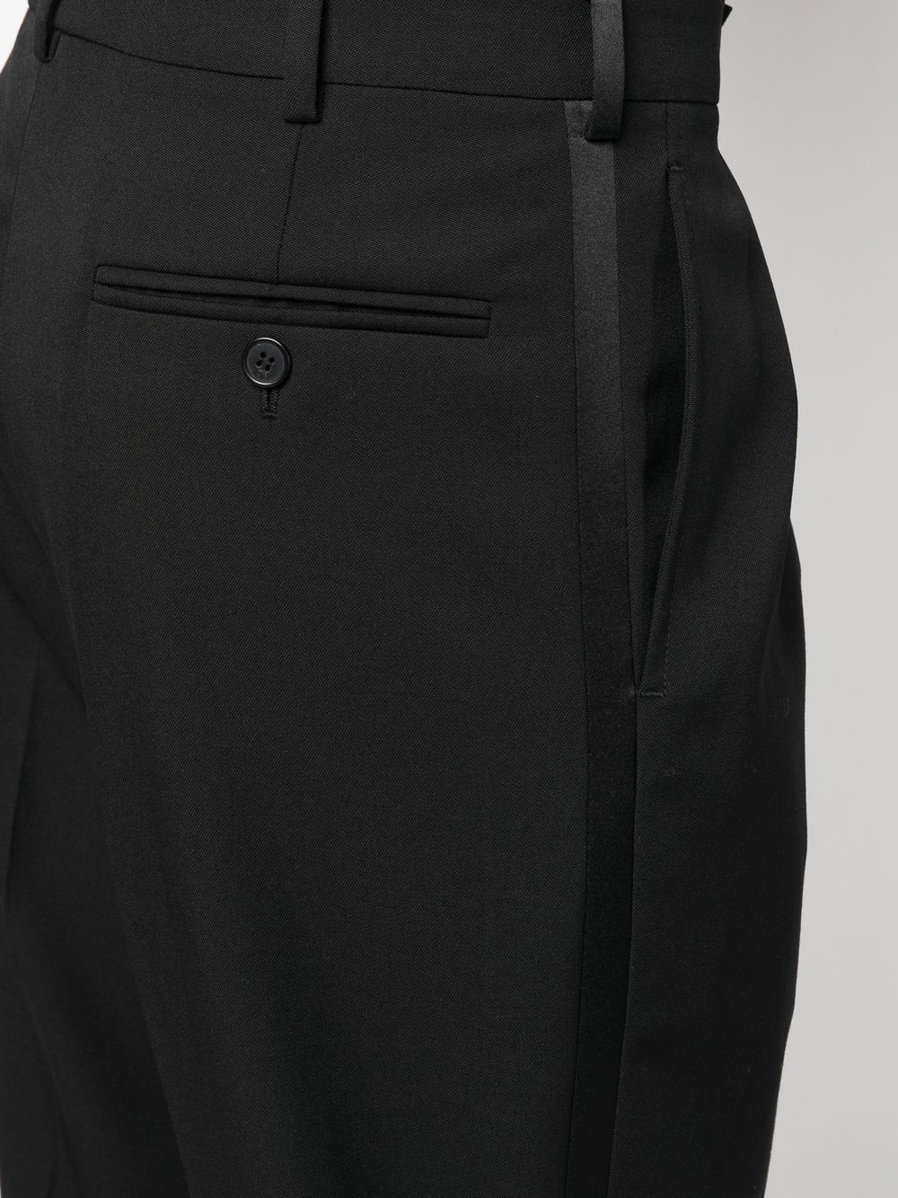 straight-leg tailored trousers - 5