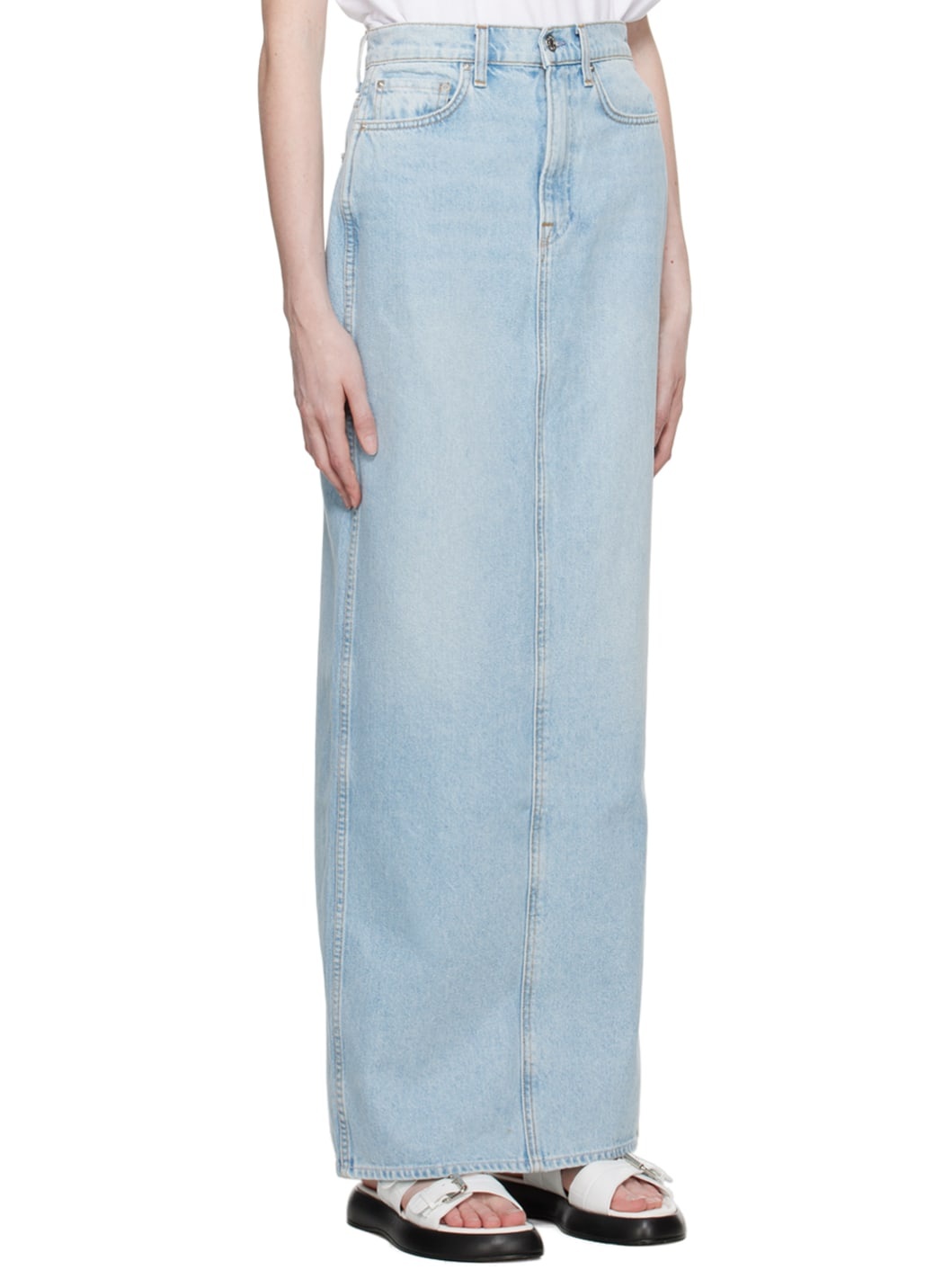 Blue Amara Maxi Skirt - 2