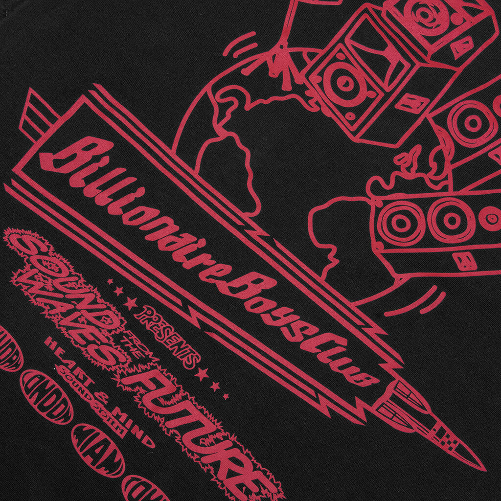 SOUND WAVES TEE - BLACK - 4
