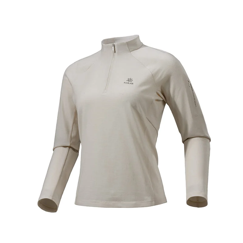 KAILAS XM2 Merino Wool Half-Zip Long Sleeve T-Shirt Women's - 1
