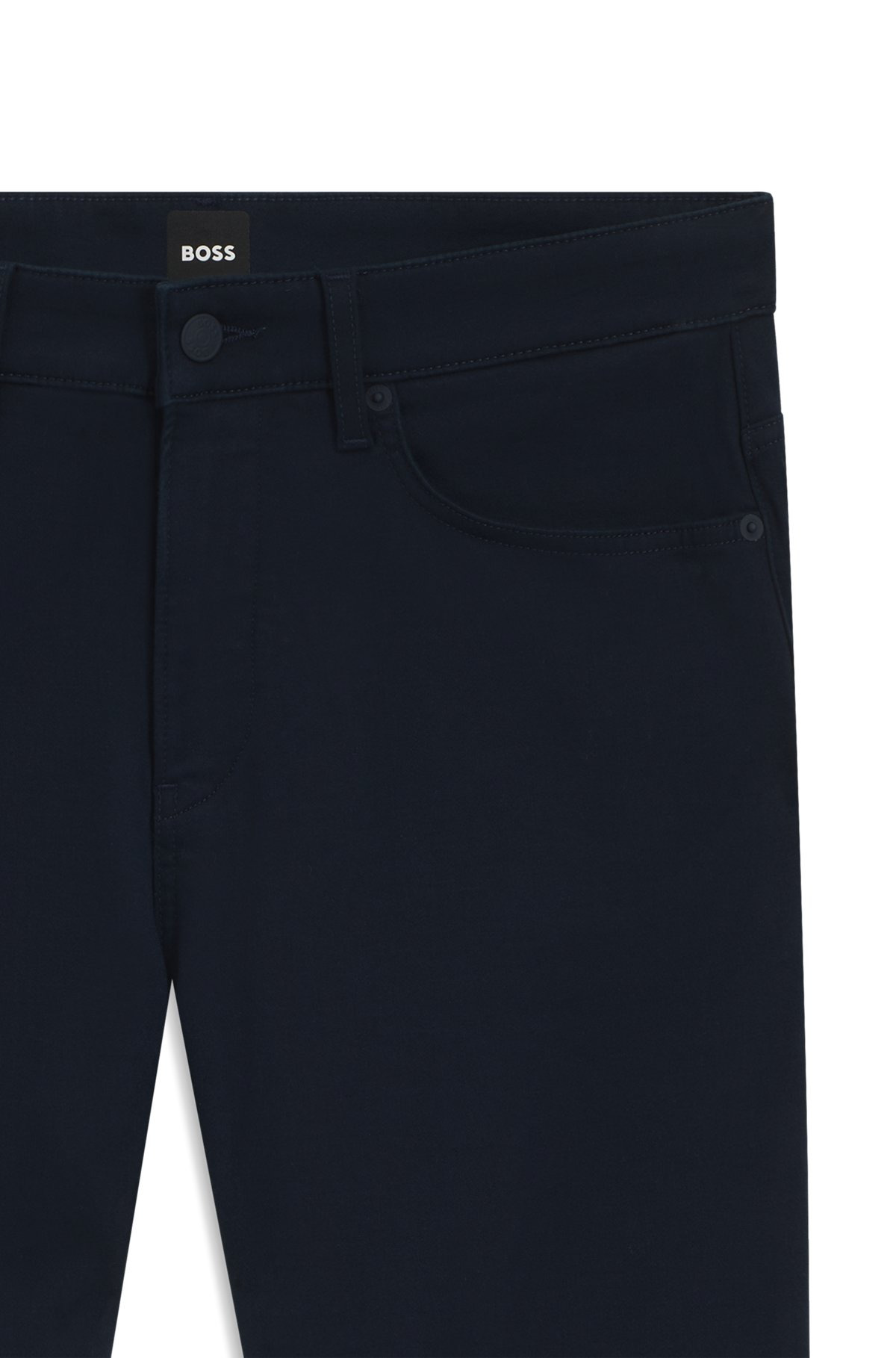 DELAWARE SLIM-FIT TROUSERS IN BRUSHED SATIN - 6