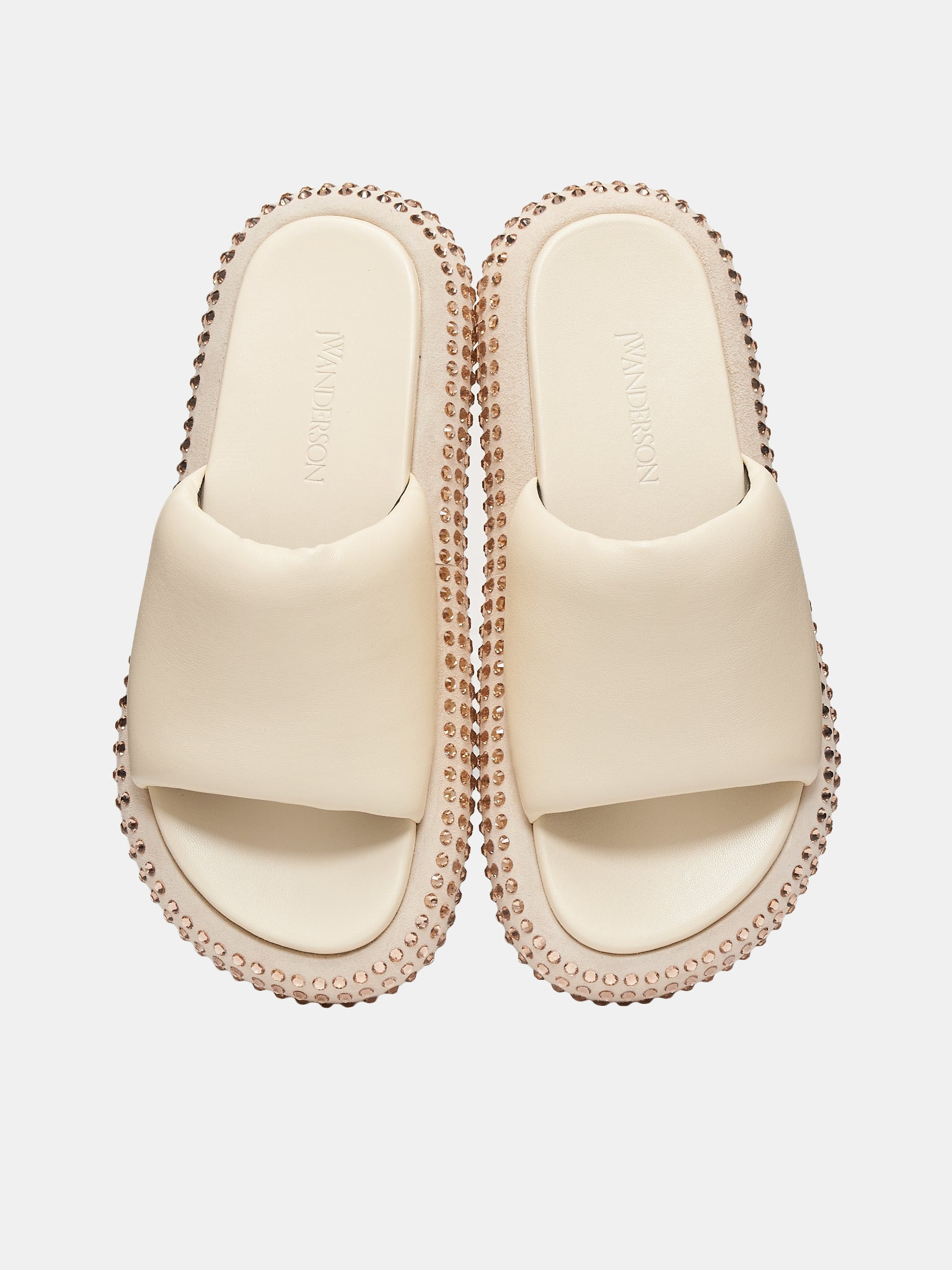 Crystal Bumper Platform Sandals - 7