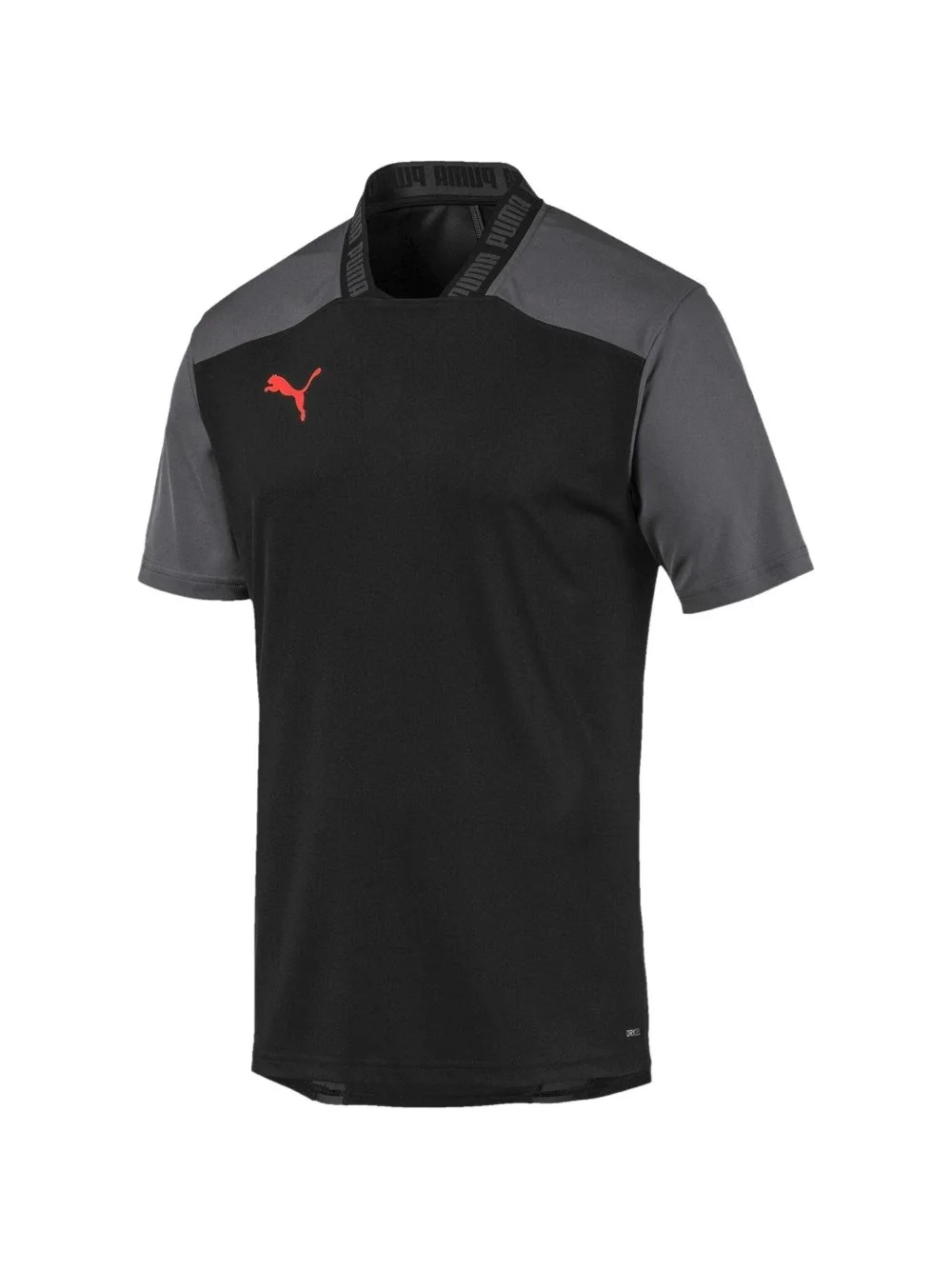 panelled short sleeve T-shirt - 1