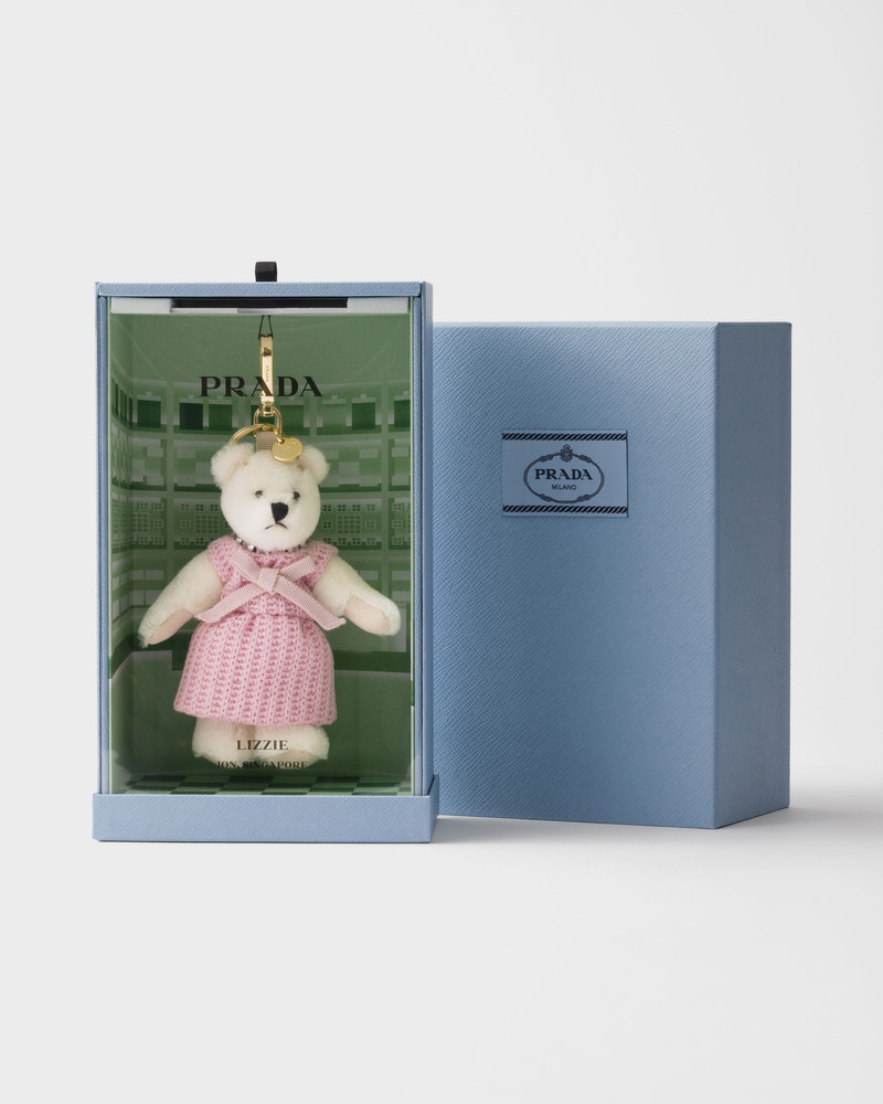 Teddy bear keychain charm 3