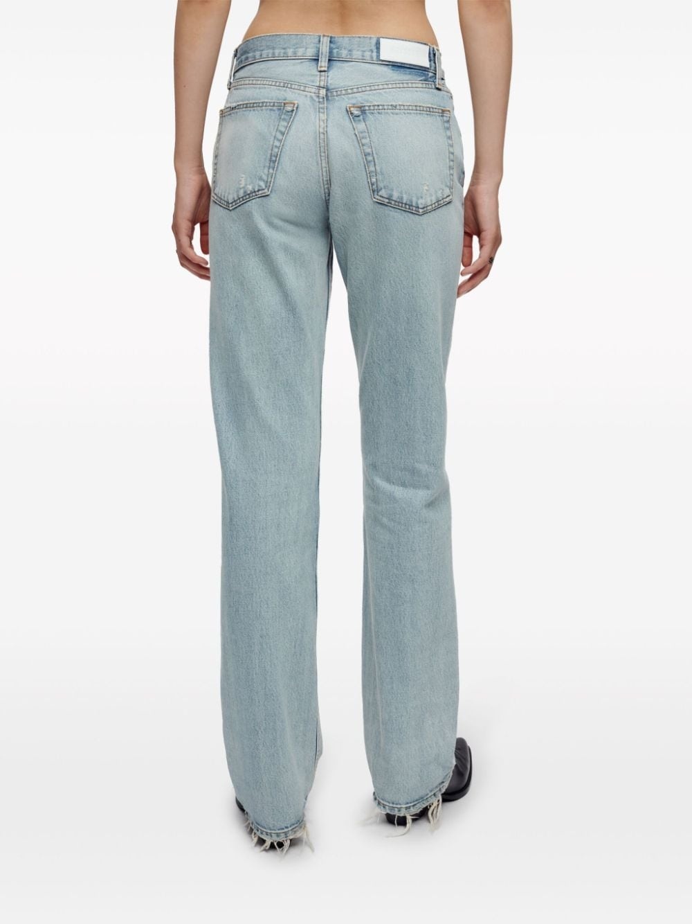 Easy straight-leg cotton jeans - 4