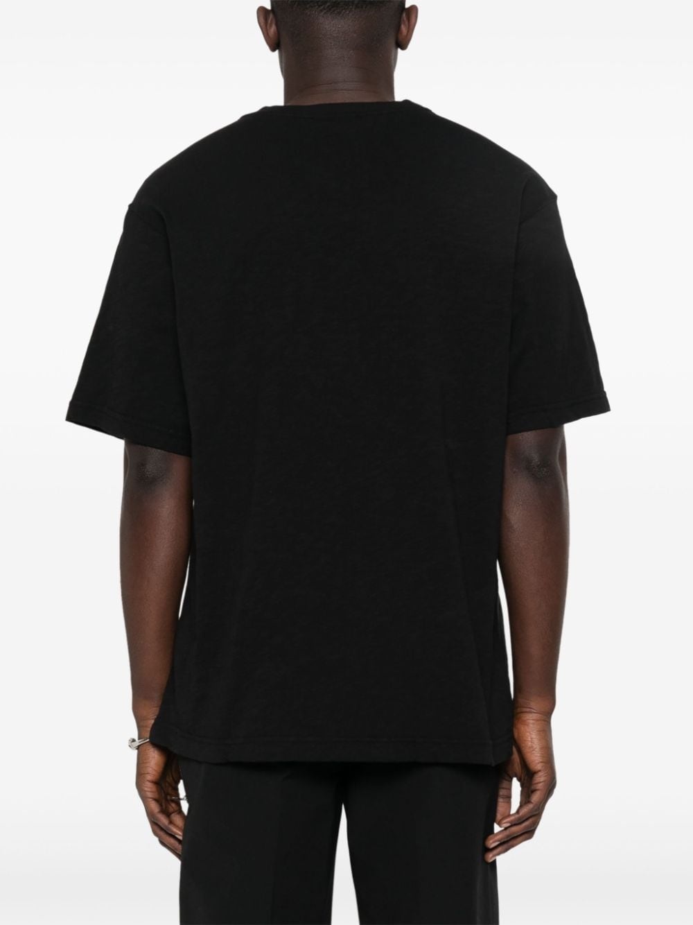 logo-print cotton T-shirt - 4