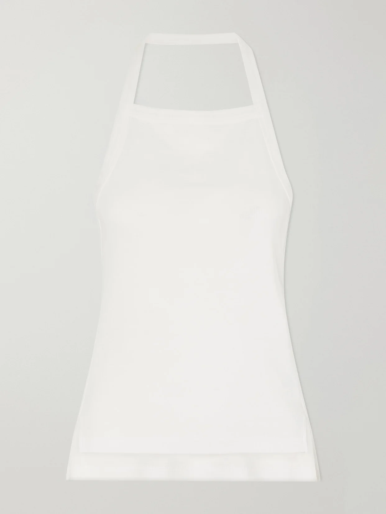 Clovis Cotton Jersey Halterneck Tank - 1