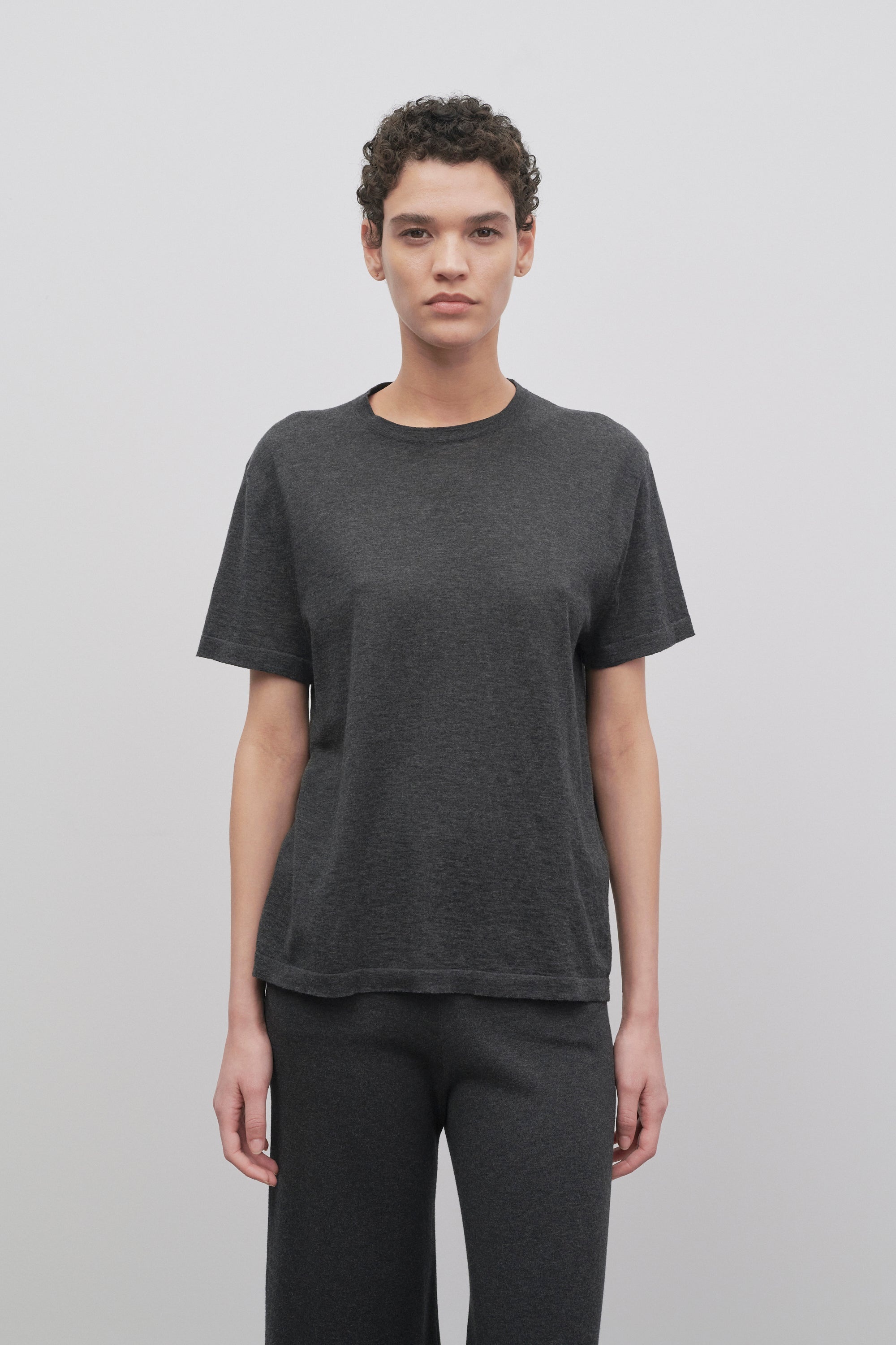 Fayola Top in Cotton and Cashmere - 3
