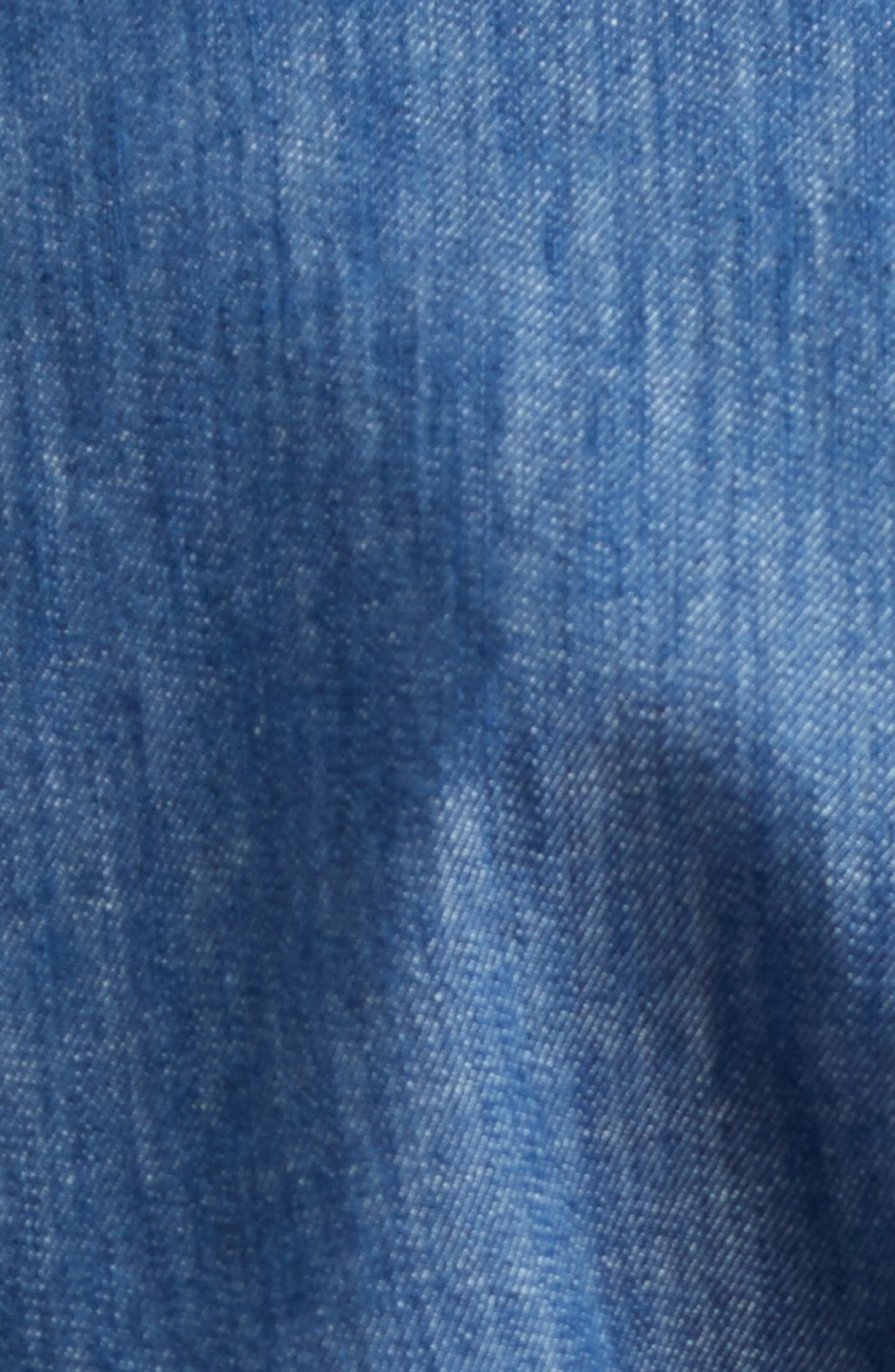 Blanket Stitch Denim Mini Shirtdress - 6