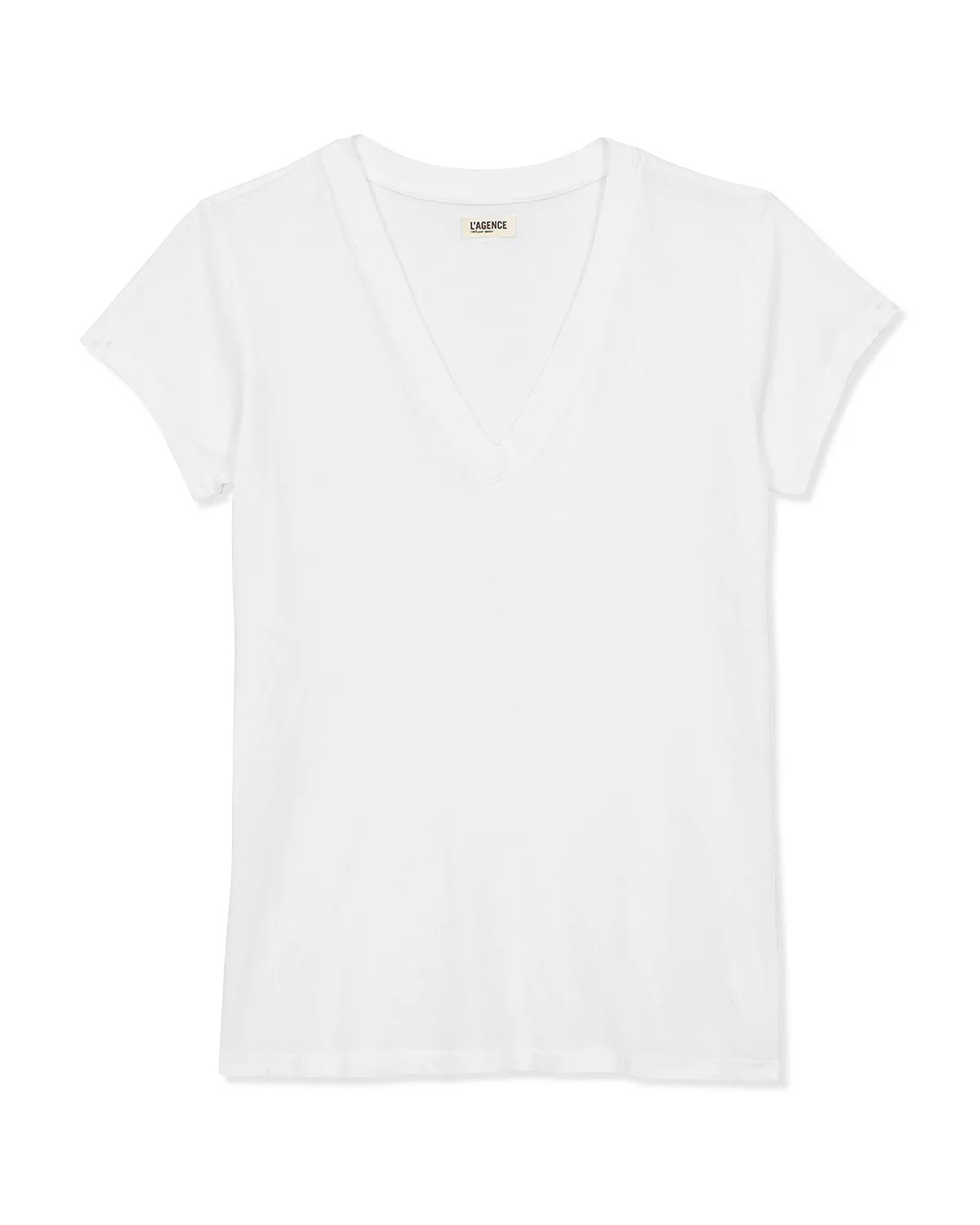 Becca Cotton V-Neck Tee - 5