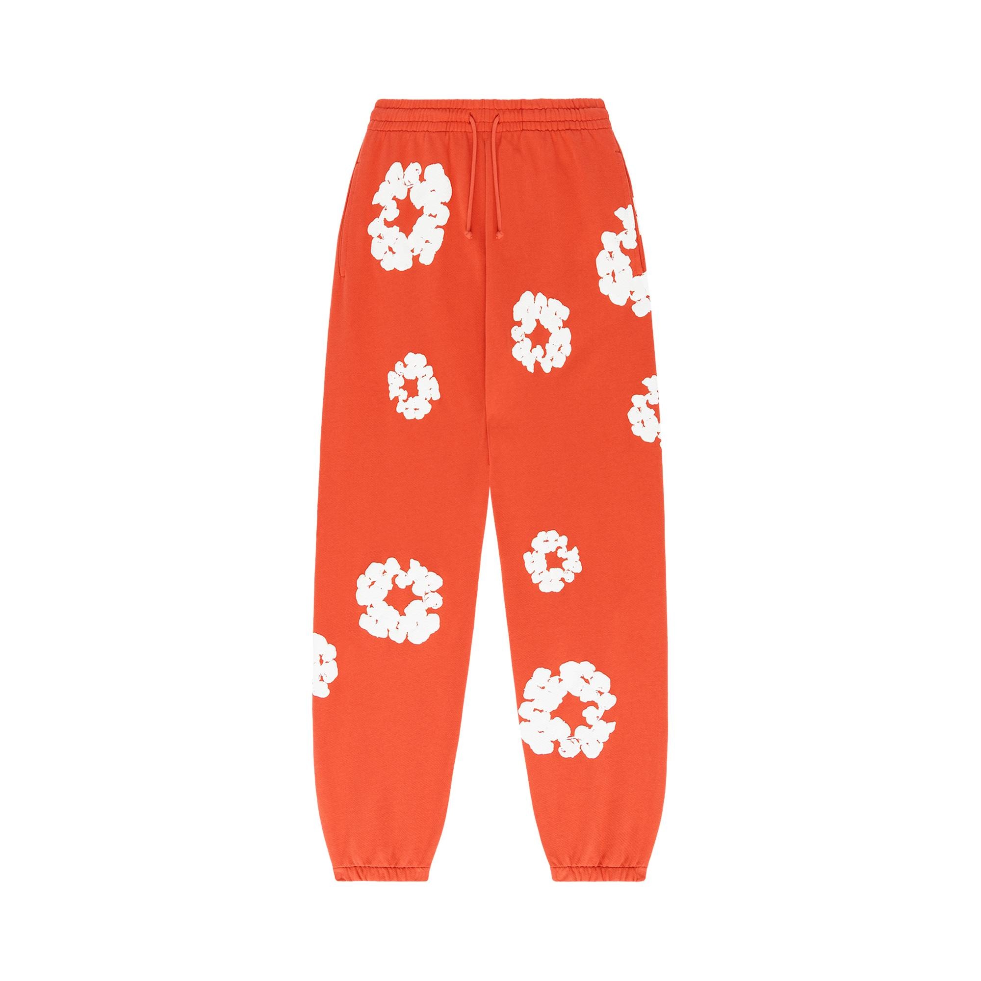 Denim Tears The Cotton Wreath Sweatpants 'Orange' - 1