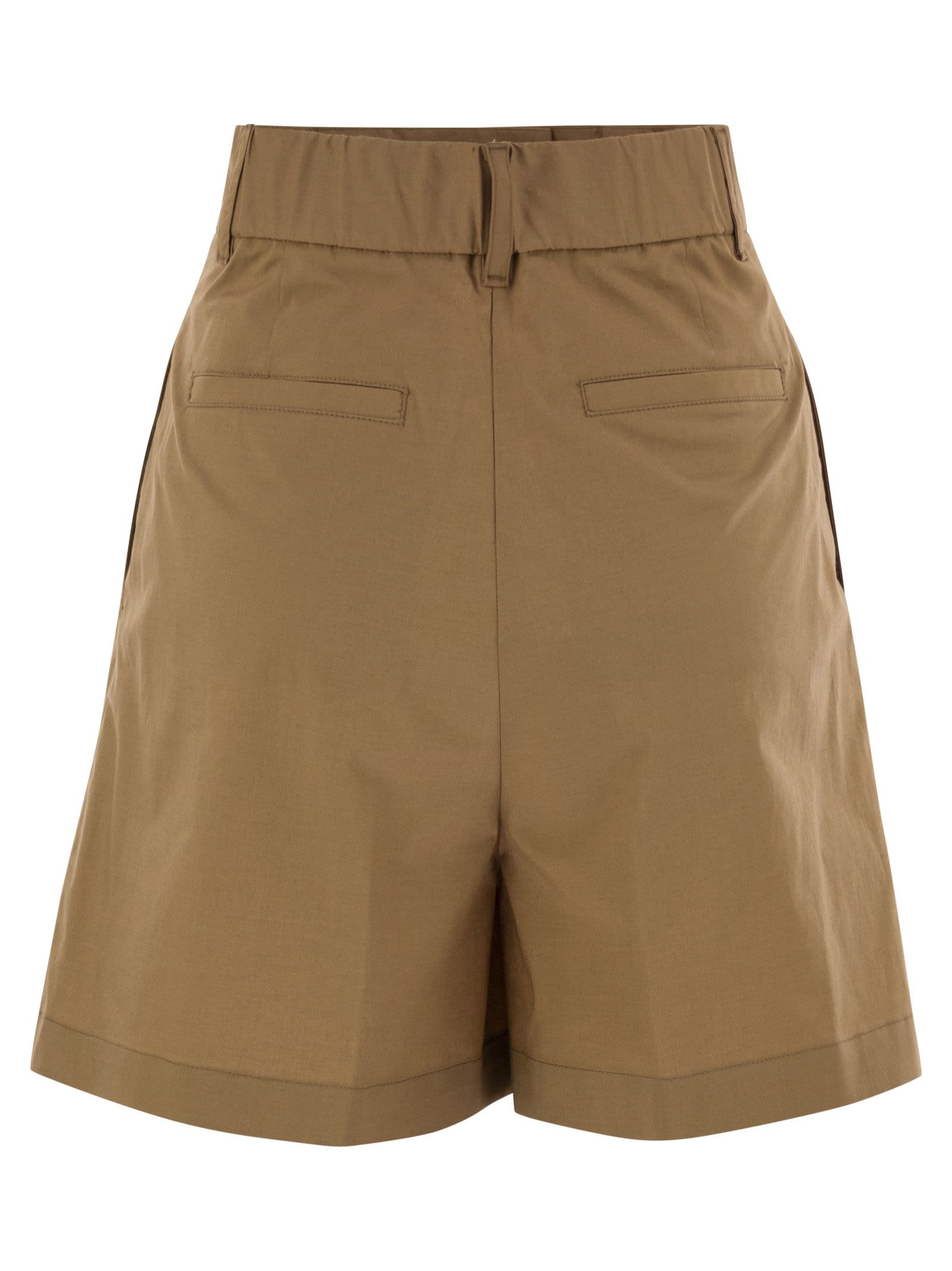Herno Women Stretch Cotton Bermuda Shorts - 2