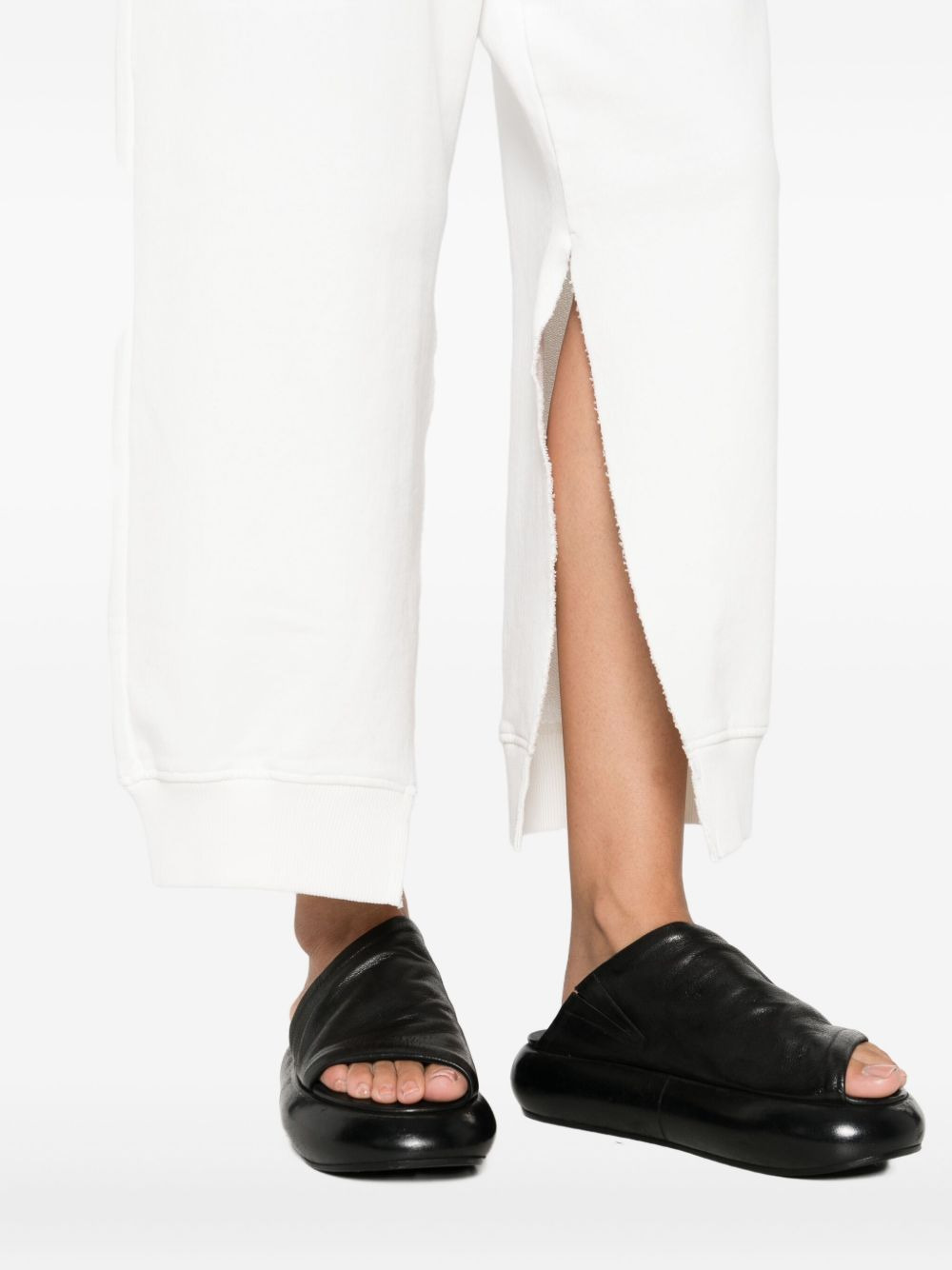 number-print track pants - 5