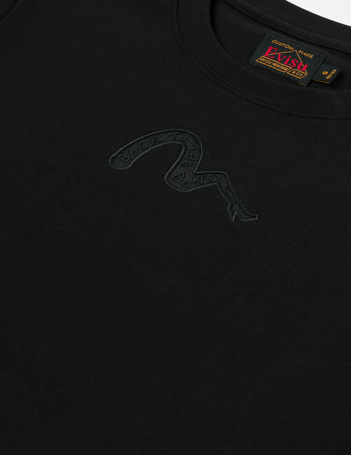 Slogan Embroidery and High-heeled Seagull Slim Fit T-Shirt - 5