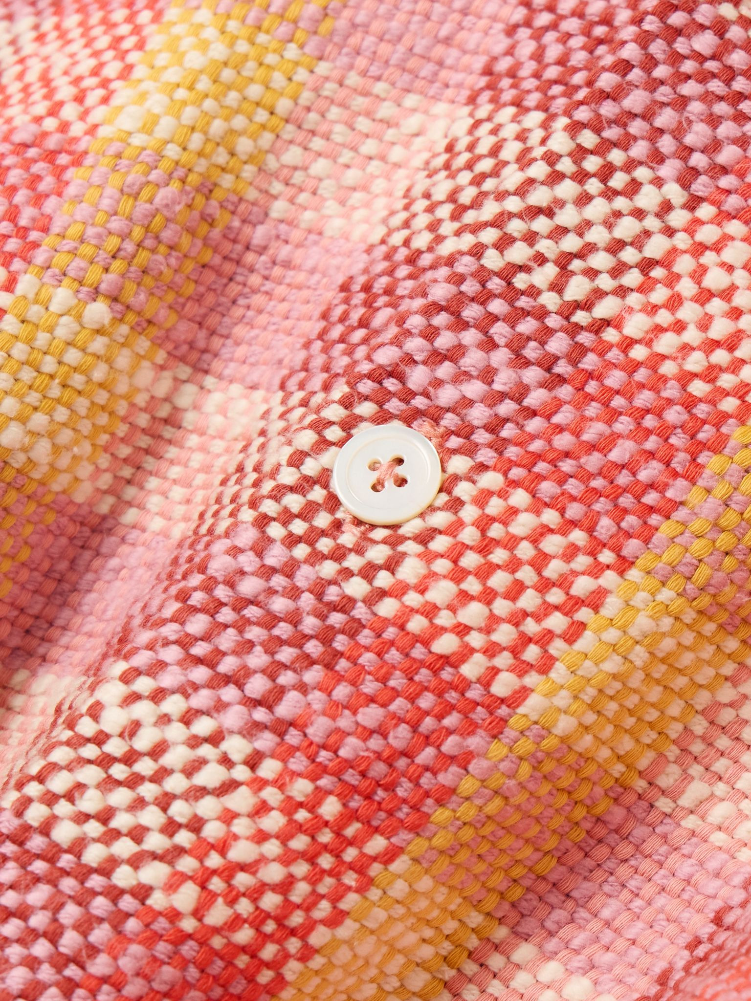 Camp checked cotton shirt Multi - 4