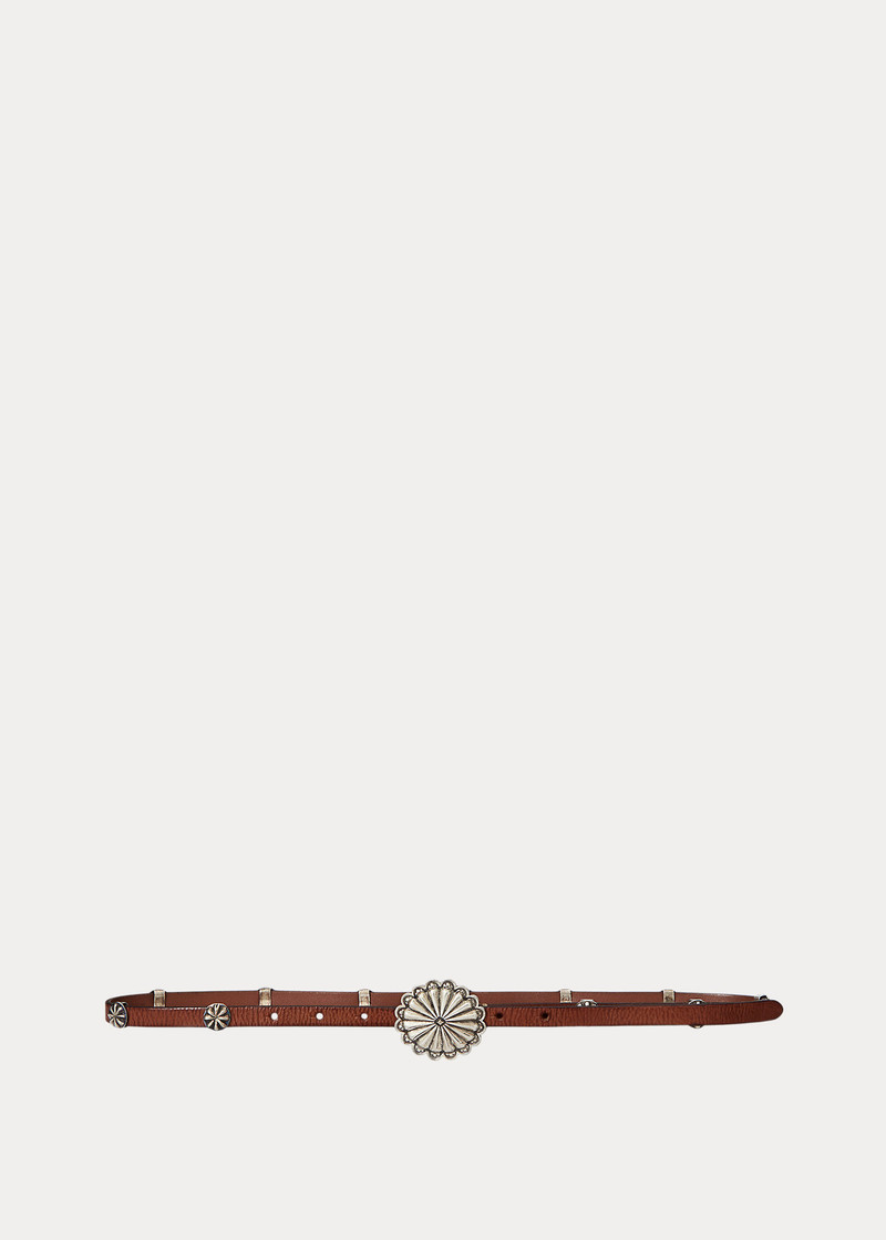 Leather Concho Belt 1