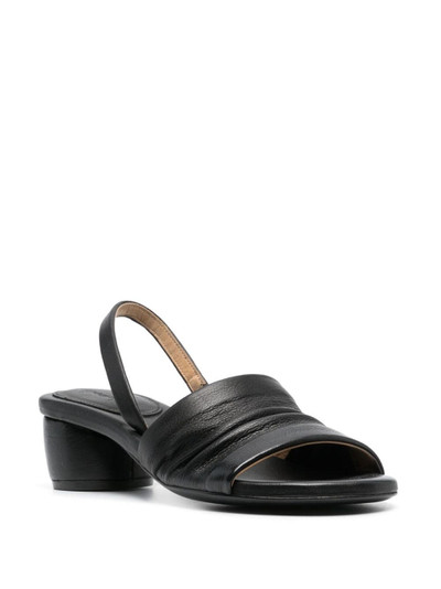 Marsèll round-toe leather slingback sandals outlook