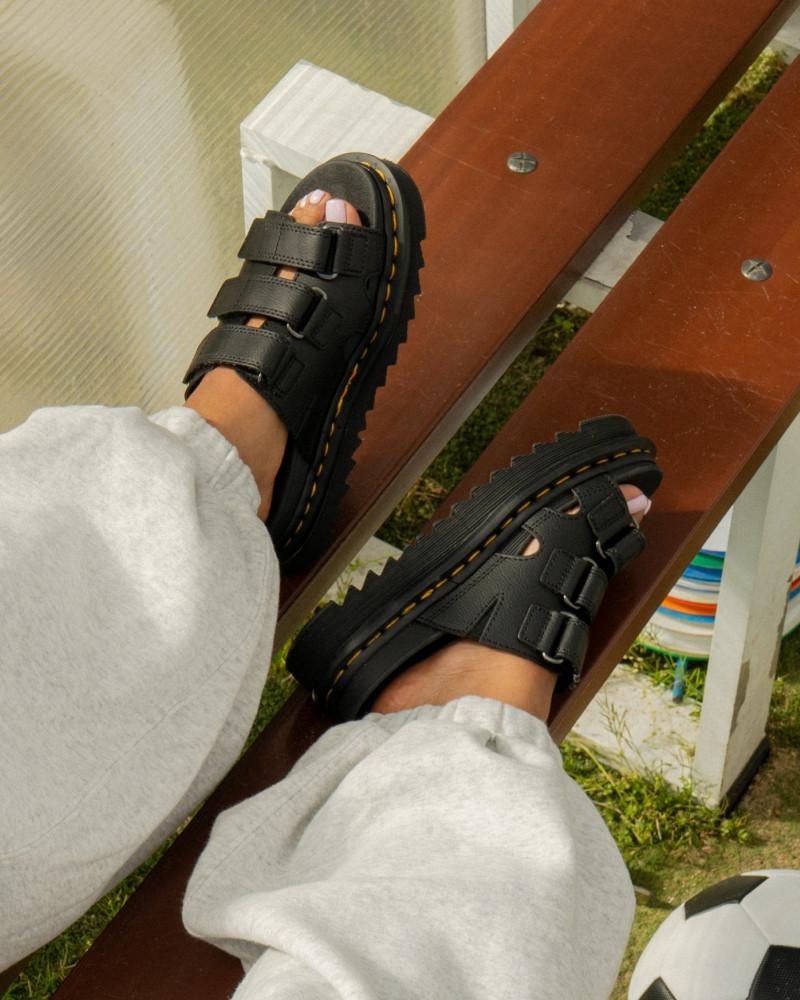 Raine Slide Athena Leather Sandals - 8