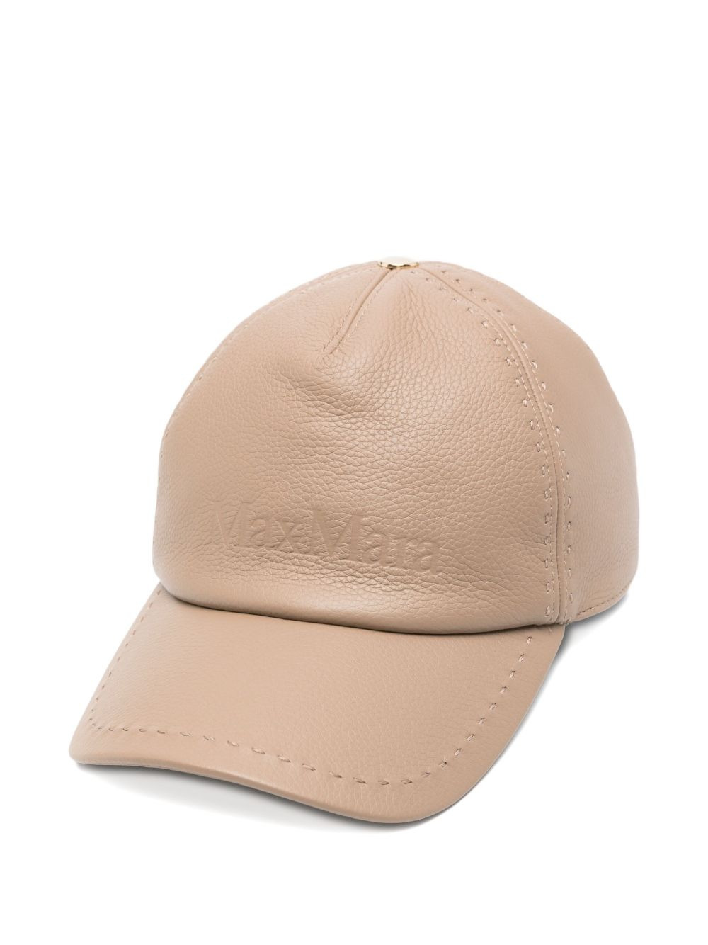 Leather Baseball Hat - 1