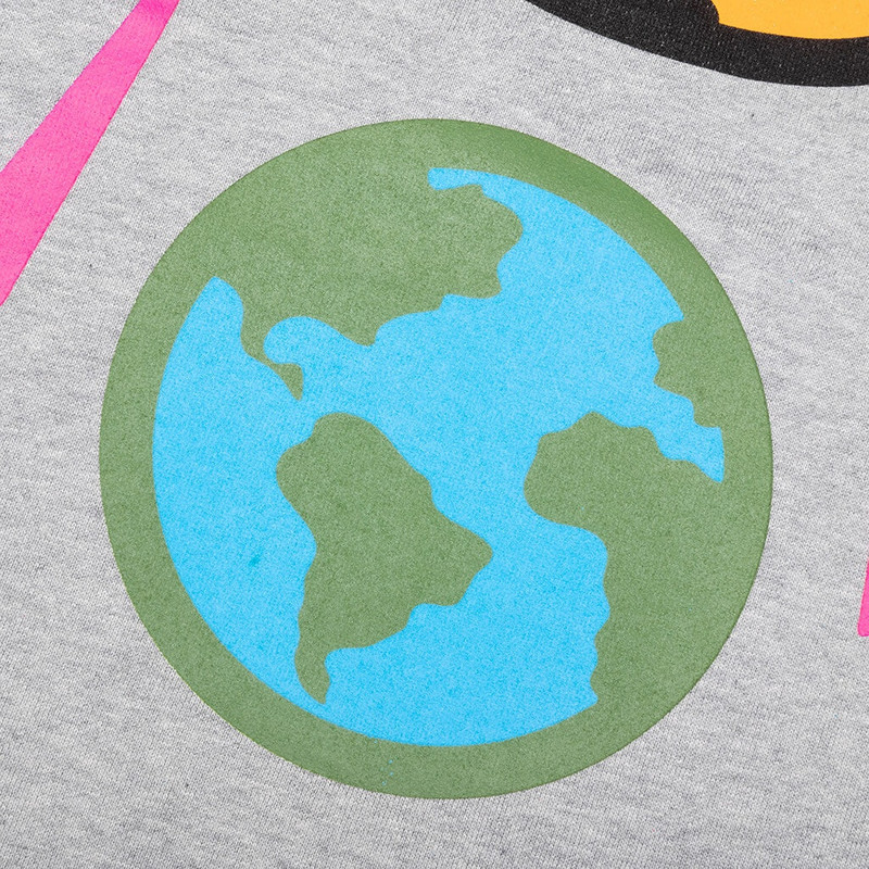 CREWNECK BIG LOGO - HEATHER GREY 4