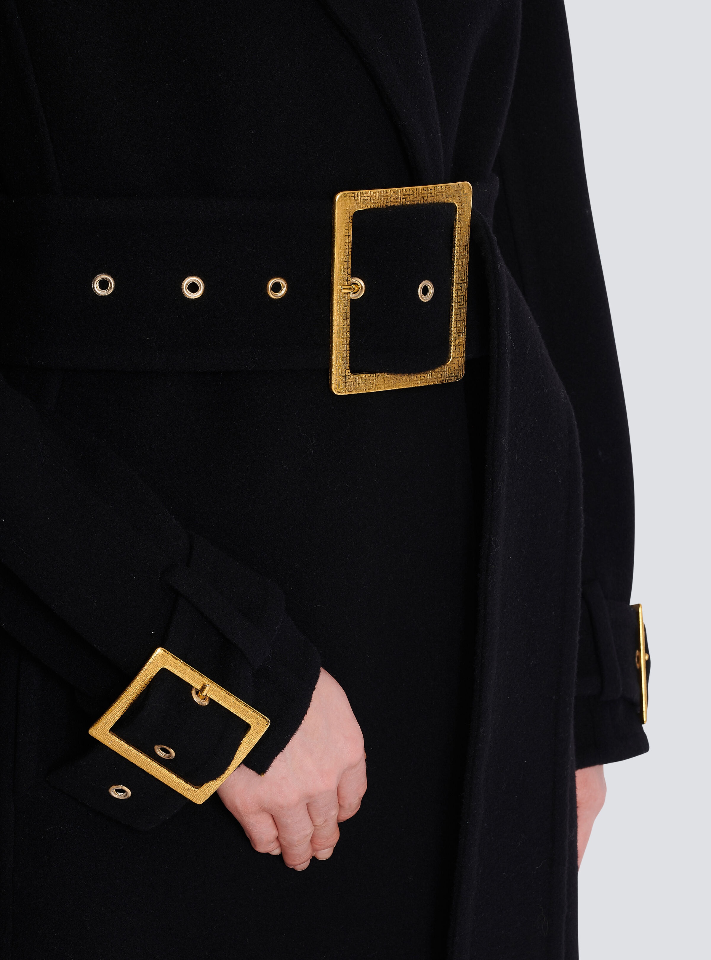 Long coat with belt - 6