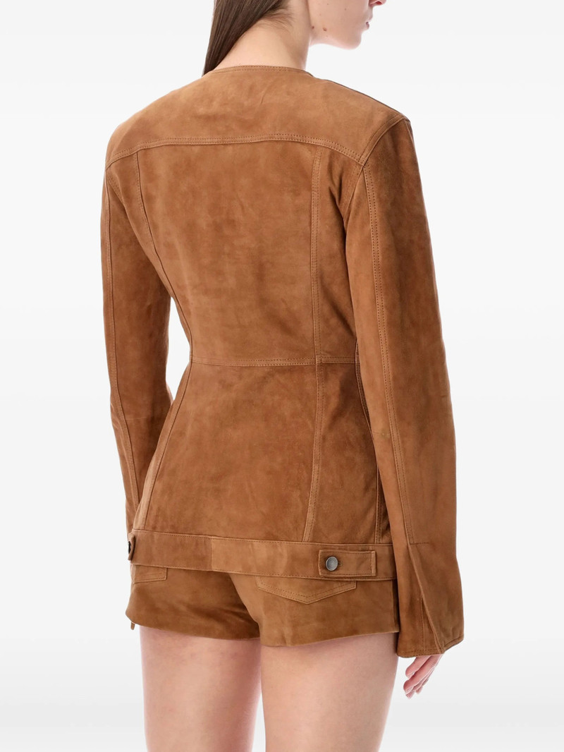 Haikure Buttoned Suede Jacket 3