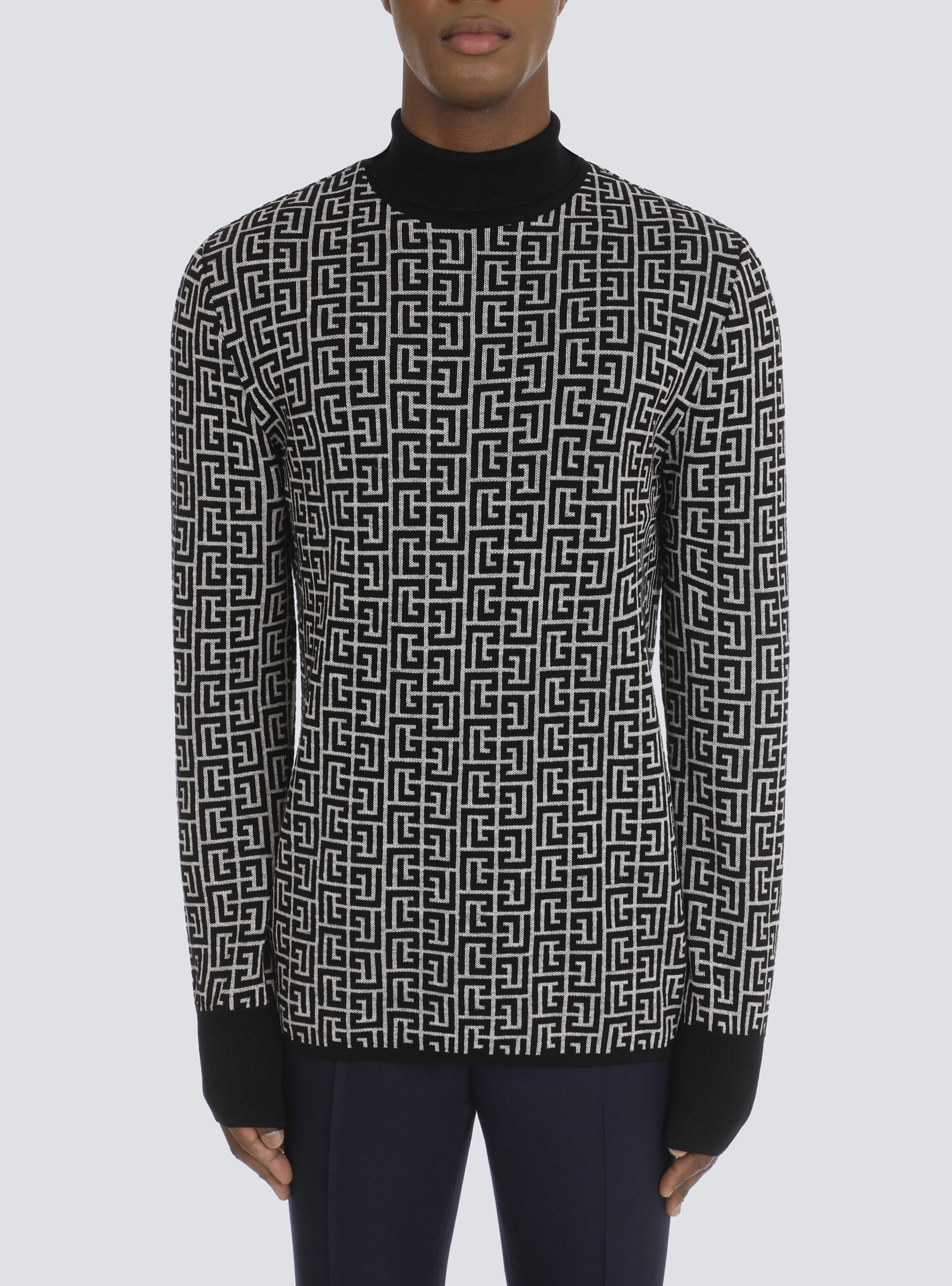 Wool turtleneck sweater - 6