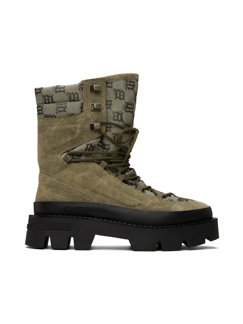 Taupe 'The Ibiza' Combat Boots - 1