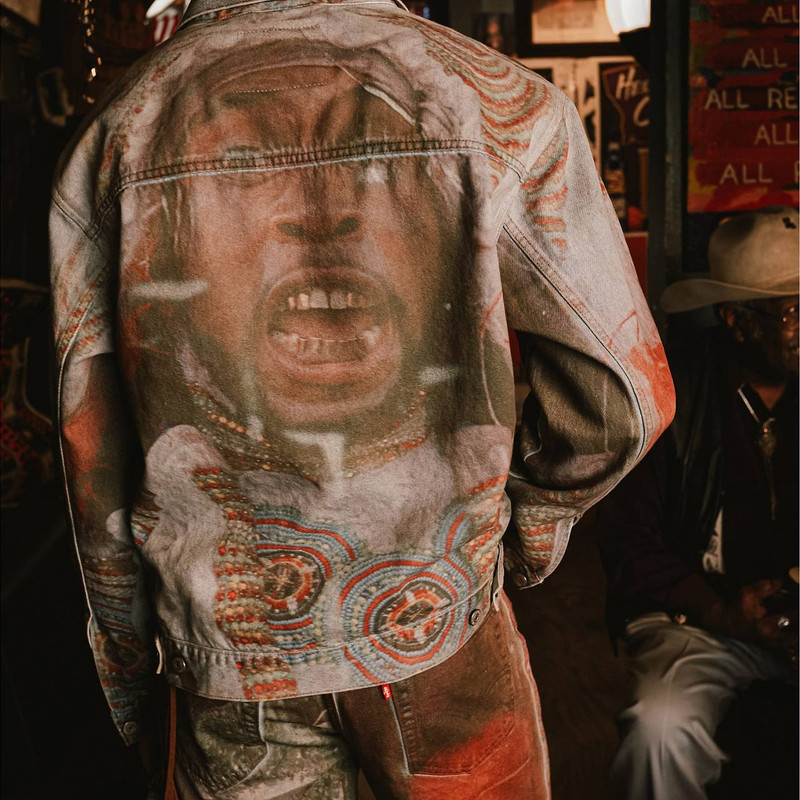 LEVI'S® X DENIM TEARS PHOTO TRUCKER JACKET 7