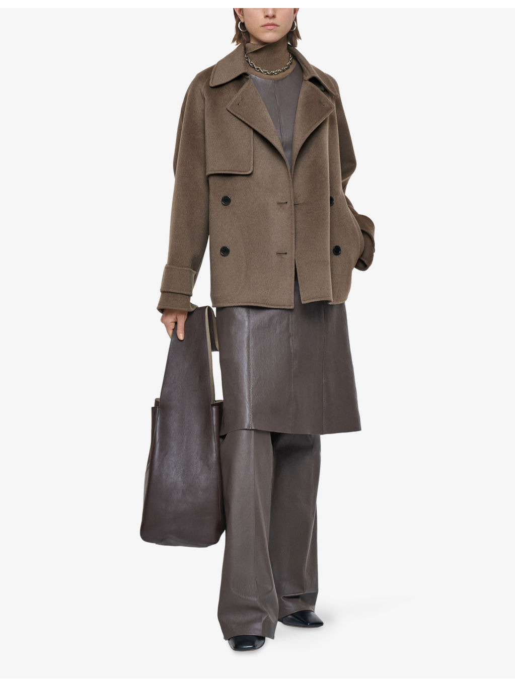 Marne Double-Face Wool and Cashmere-Blend Coat - 2