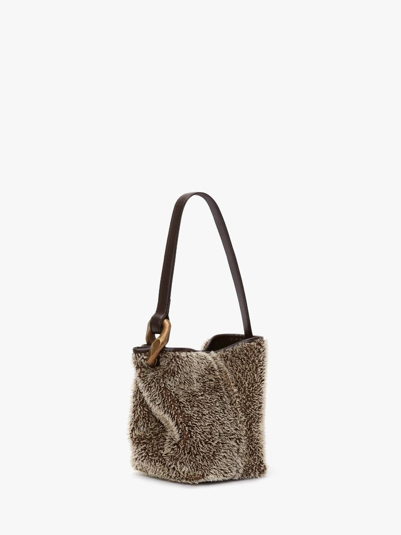 JW Anderson SMALL JWA CORNER BUCKET - MOHAIR BUCKET BAG outlook