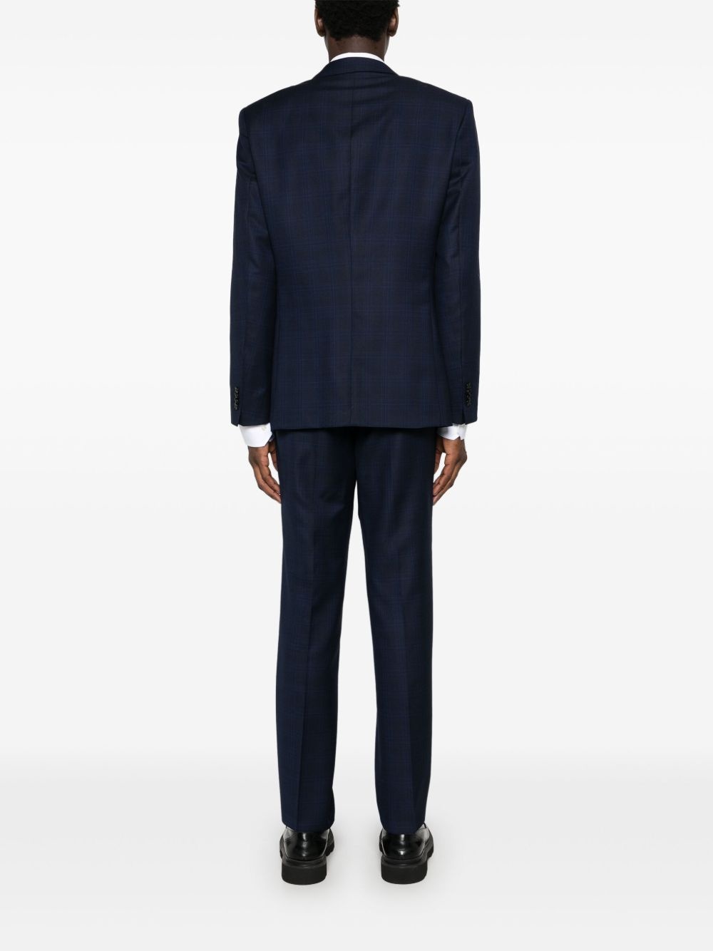 tartan-check suit - 3