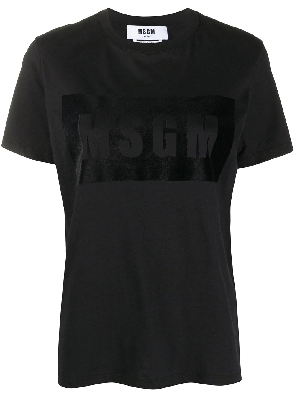 logo-print cotton T-shirt - 1