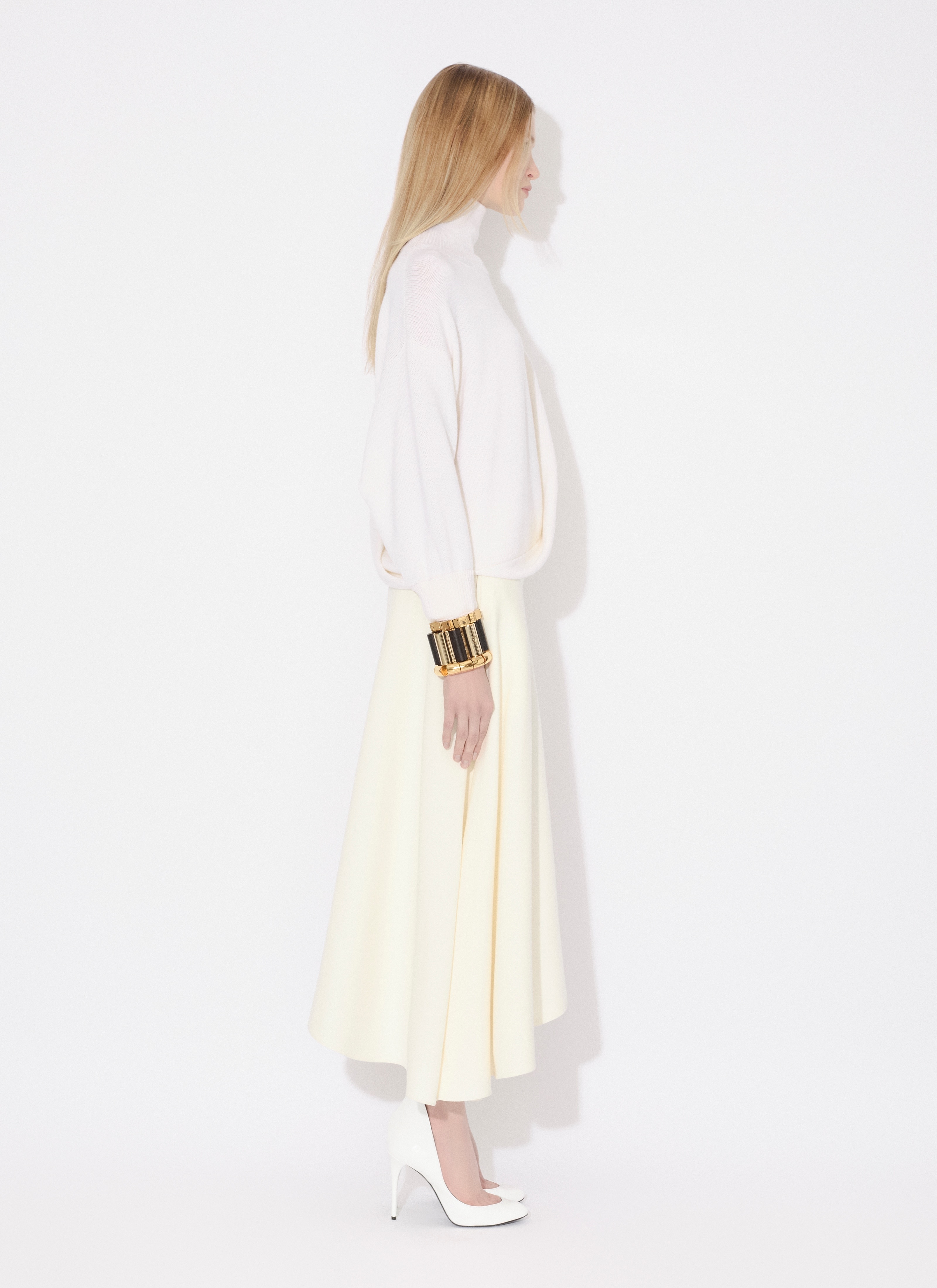 ASYMMETRICAL KNIT JUMPER - 5