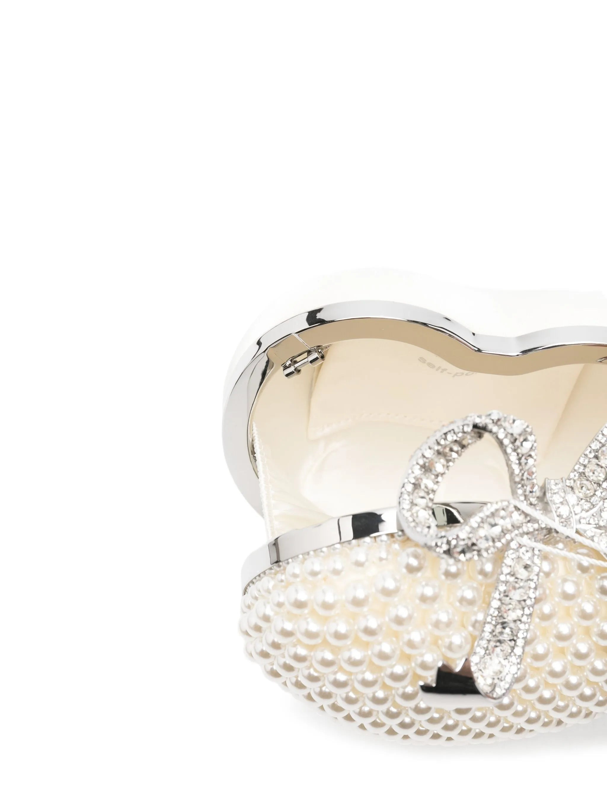 Self-portrait Pearl Heart Clutch - 4