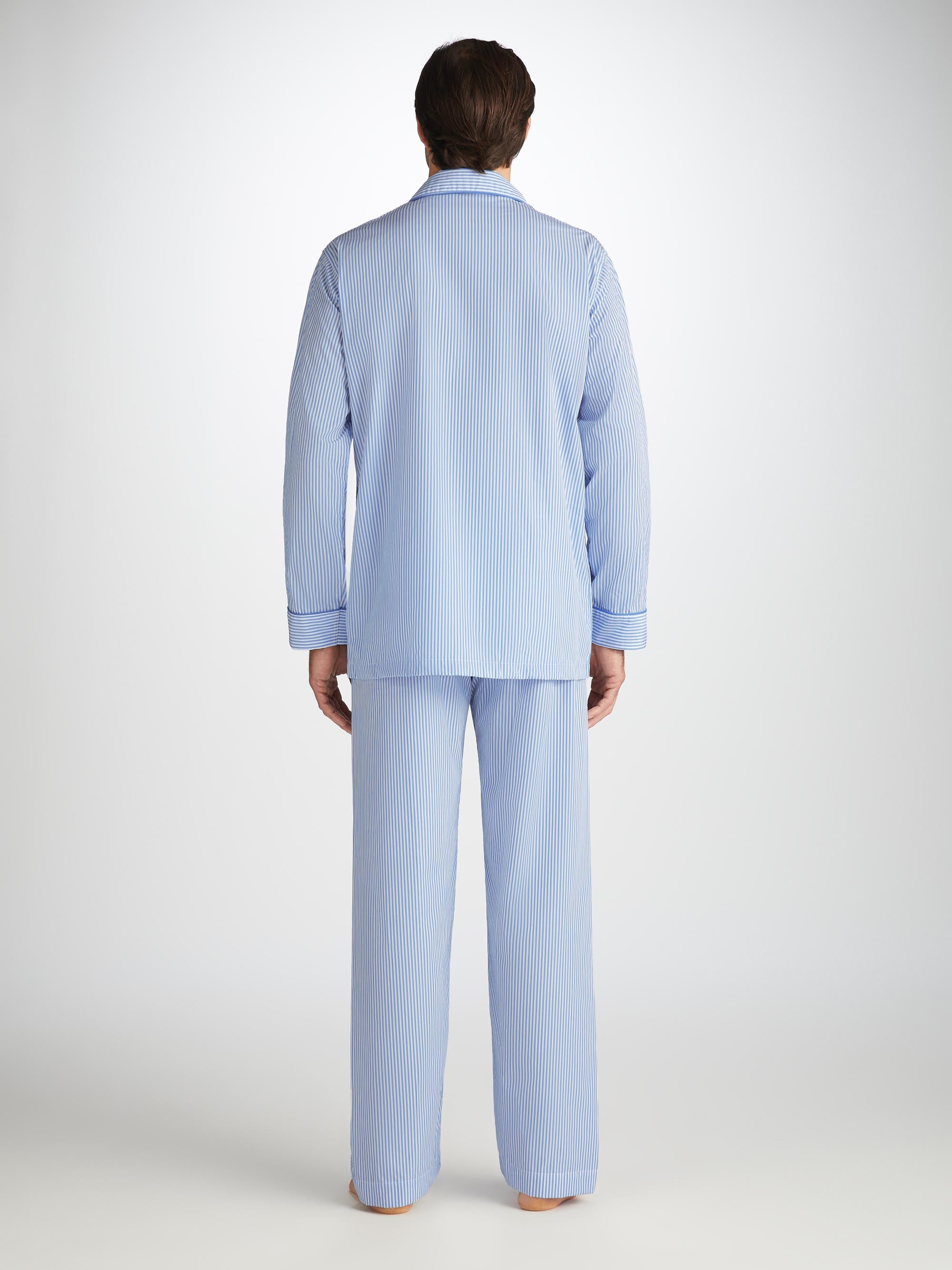 Men's Classic Fit Pyjamas James Cotton Blue - 3