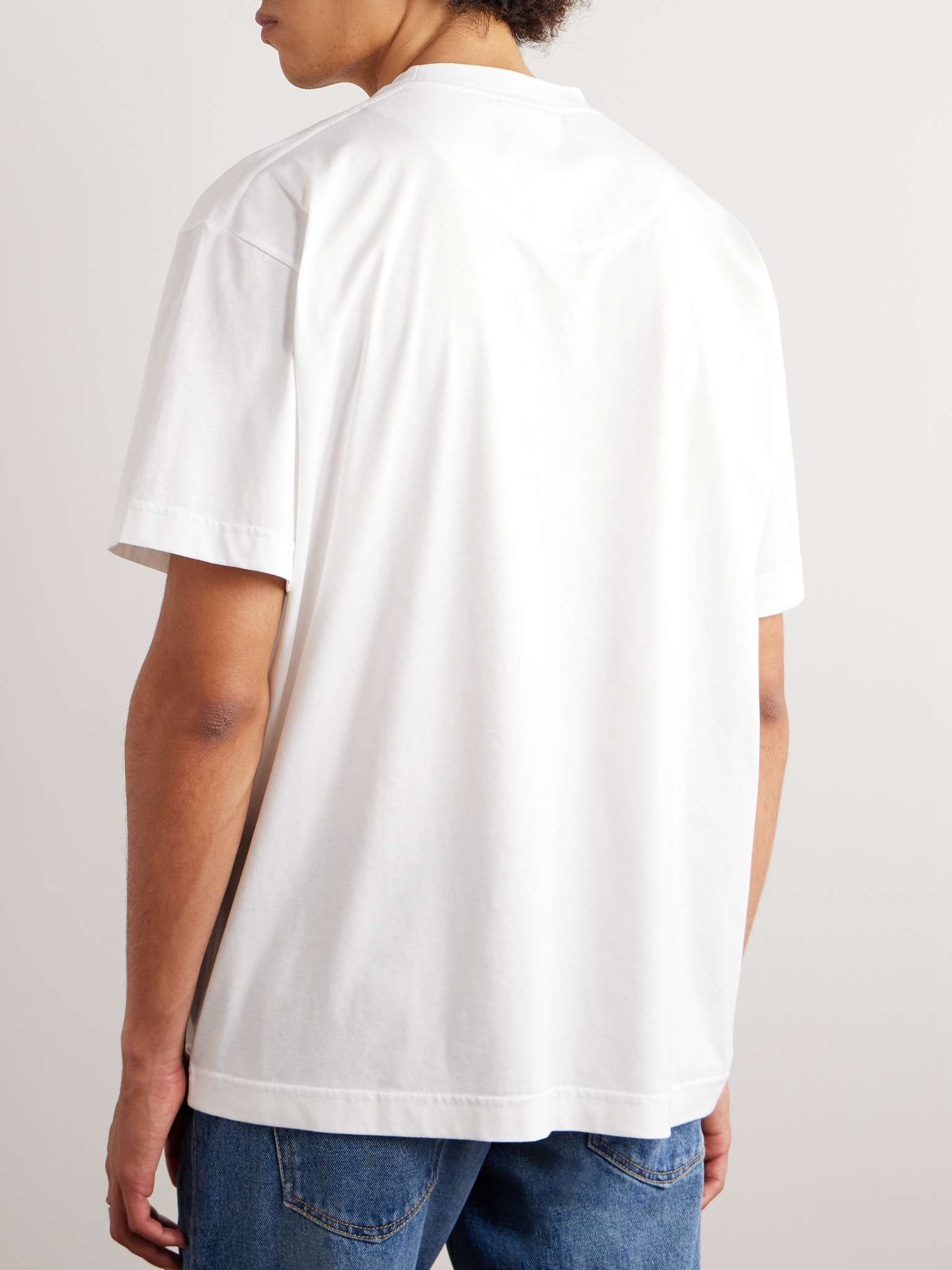 Logo-Print Cotton-Jersey T-Shirt - 3