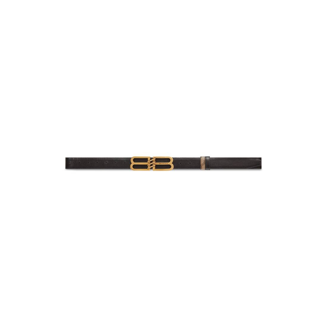 Men's Reversible Bb Monogram Belt 30mm  in Black - 6