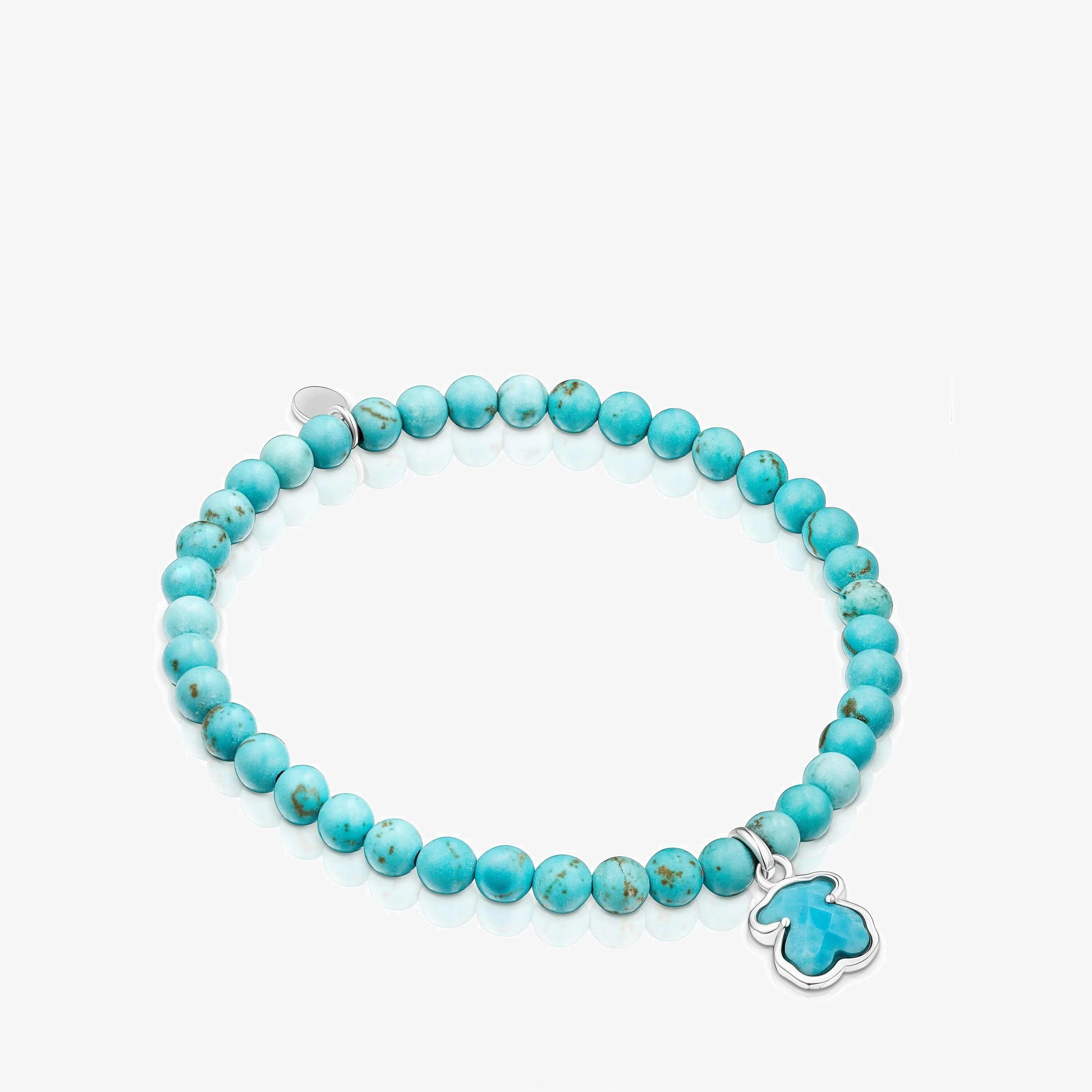 Silver and dyed magnesite TOUS Icon Color bracelet - 1