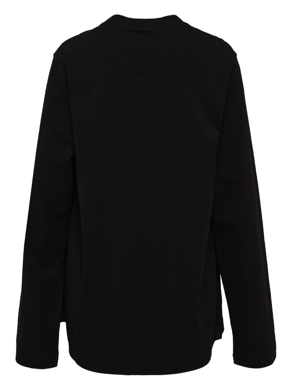 lace-insert sweater - 2