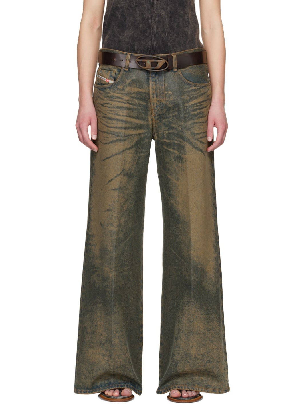SSENSE Exclusive Brown Jeans - 1
