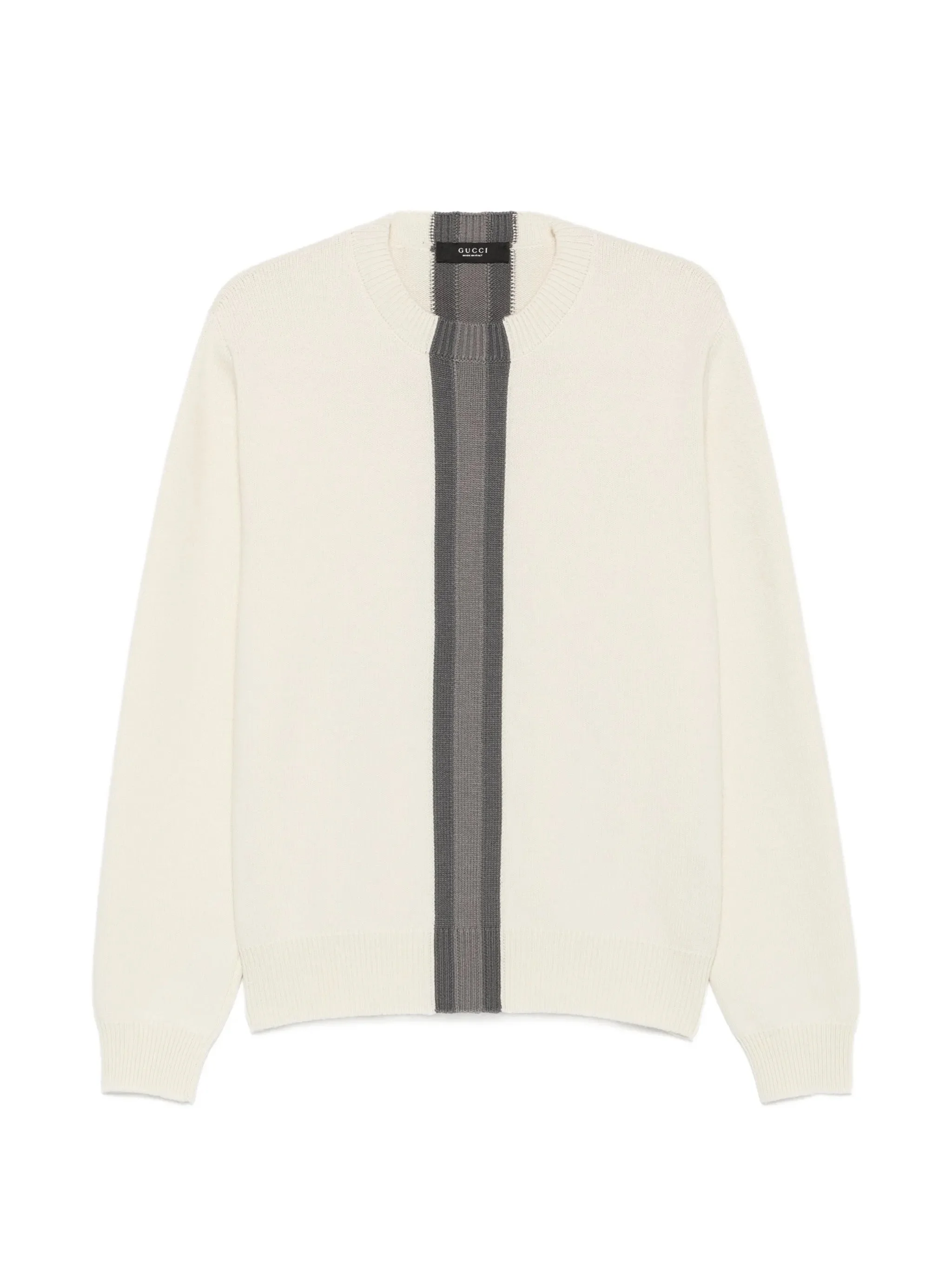Gucci Stripe-detail Crew-neck Sweater - 1
