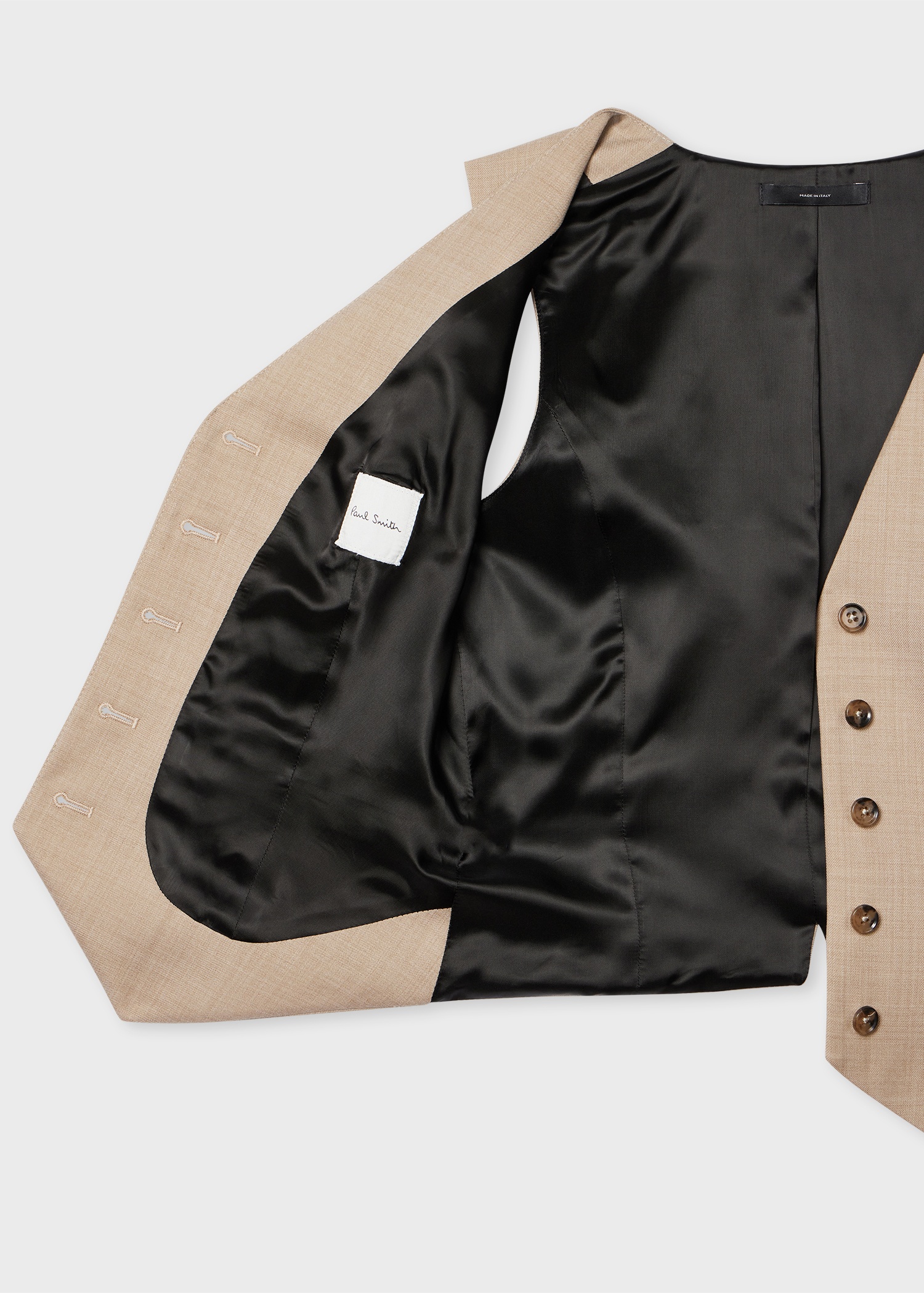 A Suit To Travel In - Women's Stone Wool Waistcoat & Tailored Skirt - 4