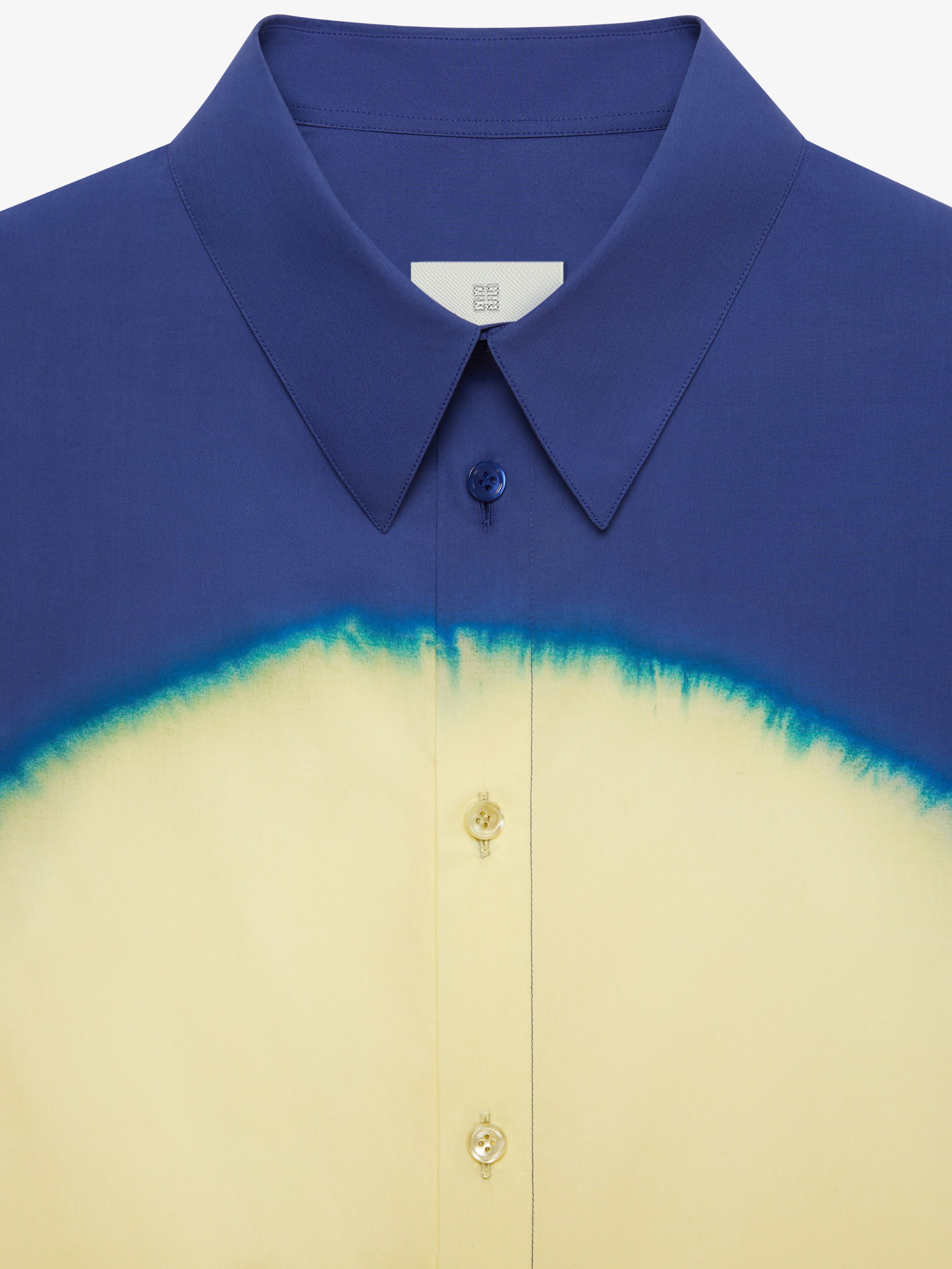 SHIRT IN TIE-DYE POPLIN - 5