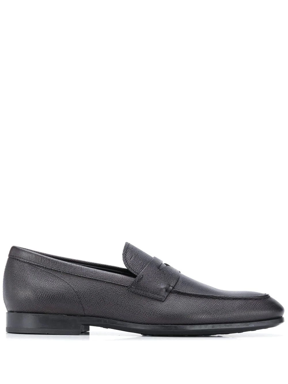 low-heel slip-on loafers - 1